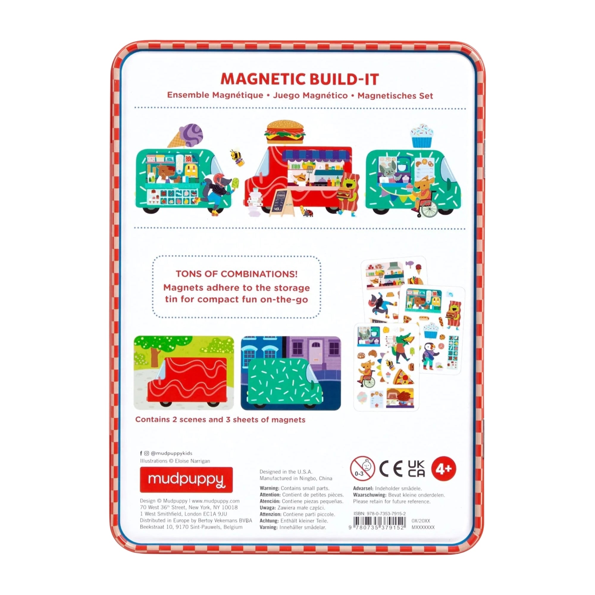 Food Truck Festival Magnetic Play Set - bubblegum market