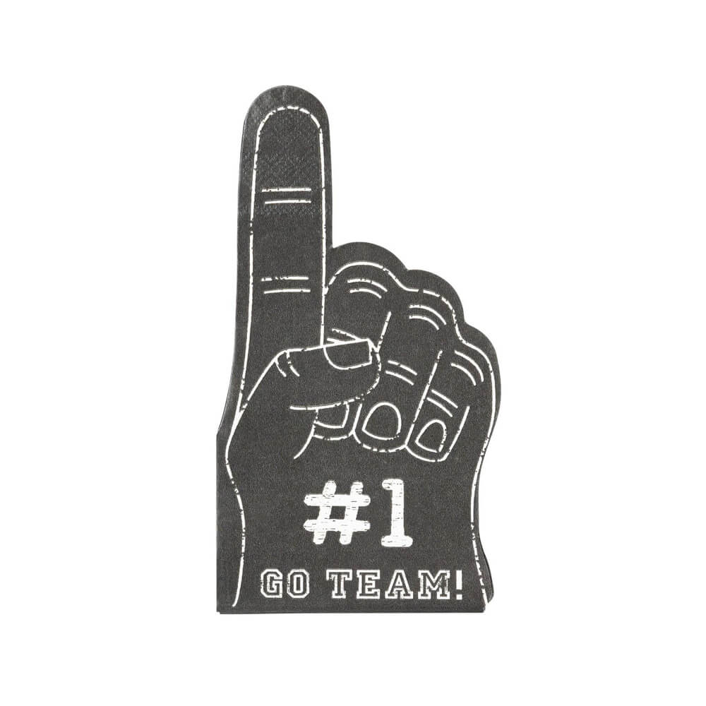 Football #1 Hand Shaped Paper Napkins - bubblegum market