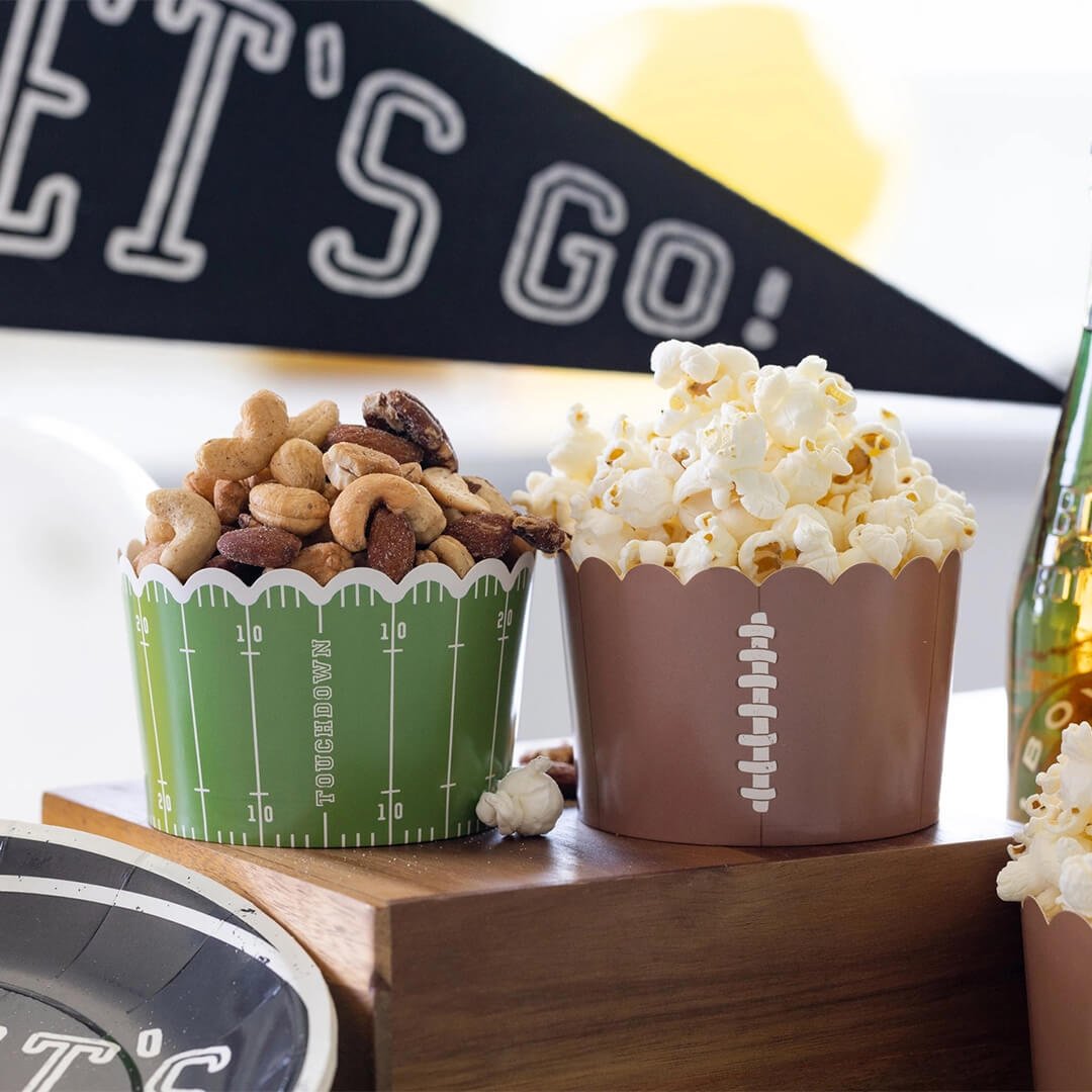 Football Jumbo Baking / Food Cups - bubblegum market