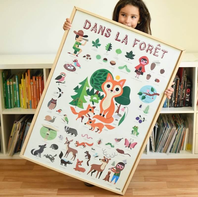 Forest Discovery Sticker Poster - bubblegum market