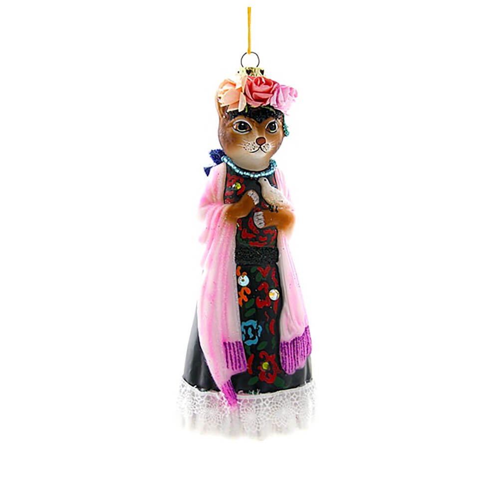 Frida Catlo Ornament 6.5" - bubblegum market