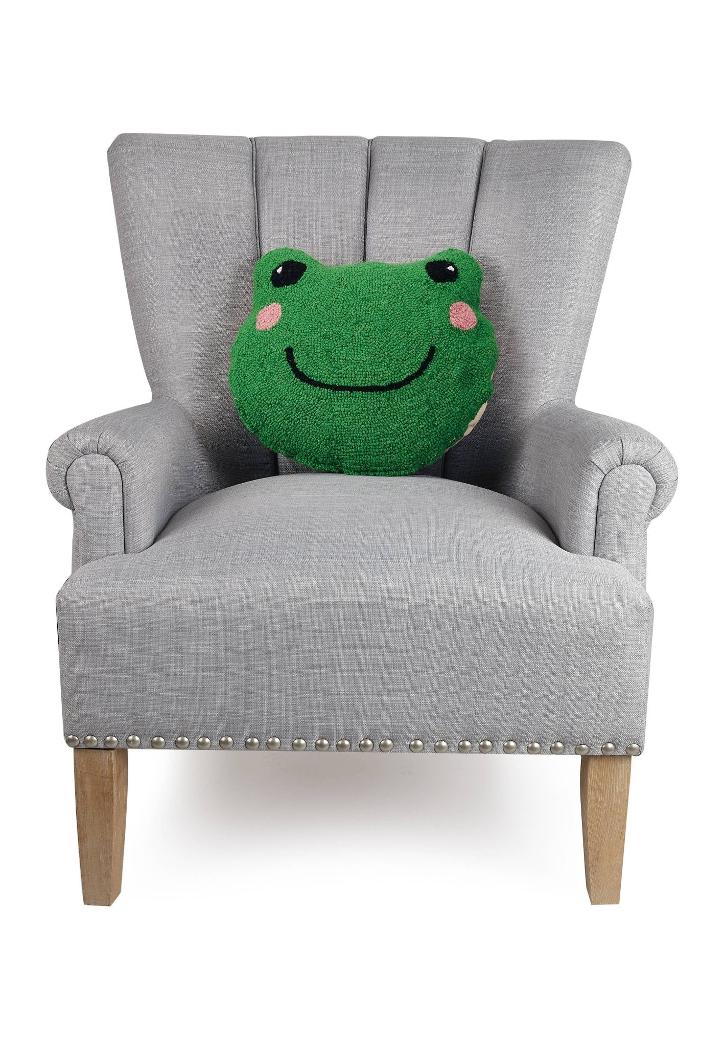 Frog Shaped Hook Pillow - bubblegum market