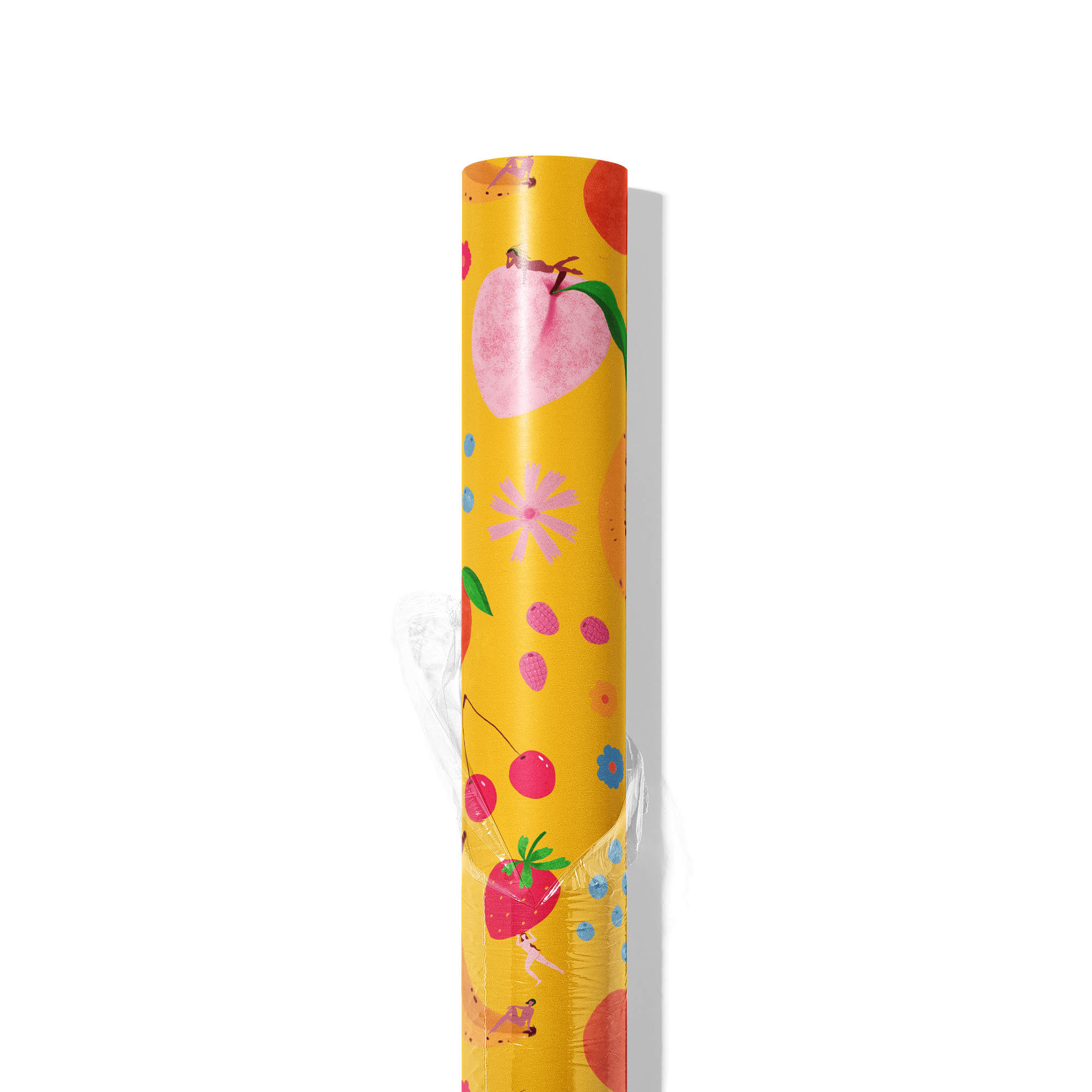 FRUITASTIC Wrapping Paper Sheets (Roll of 3) - bubblegum market