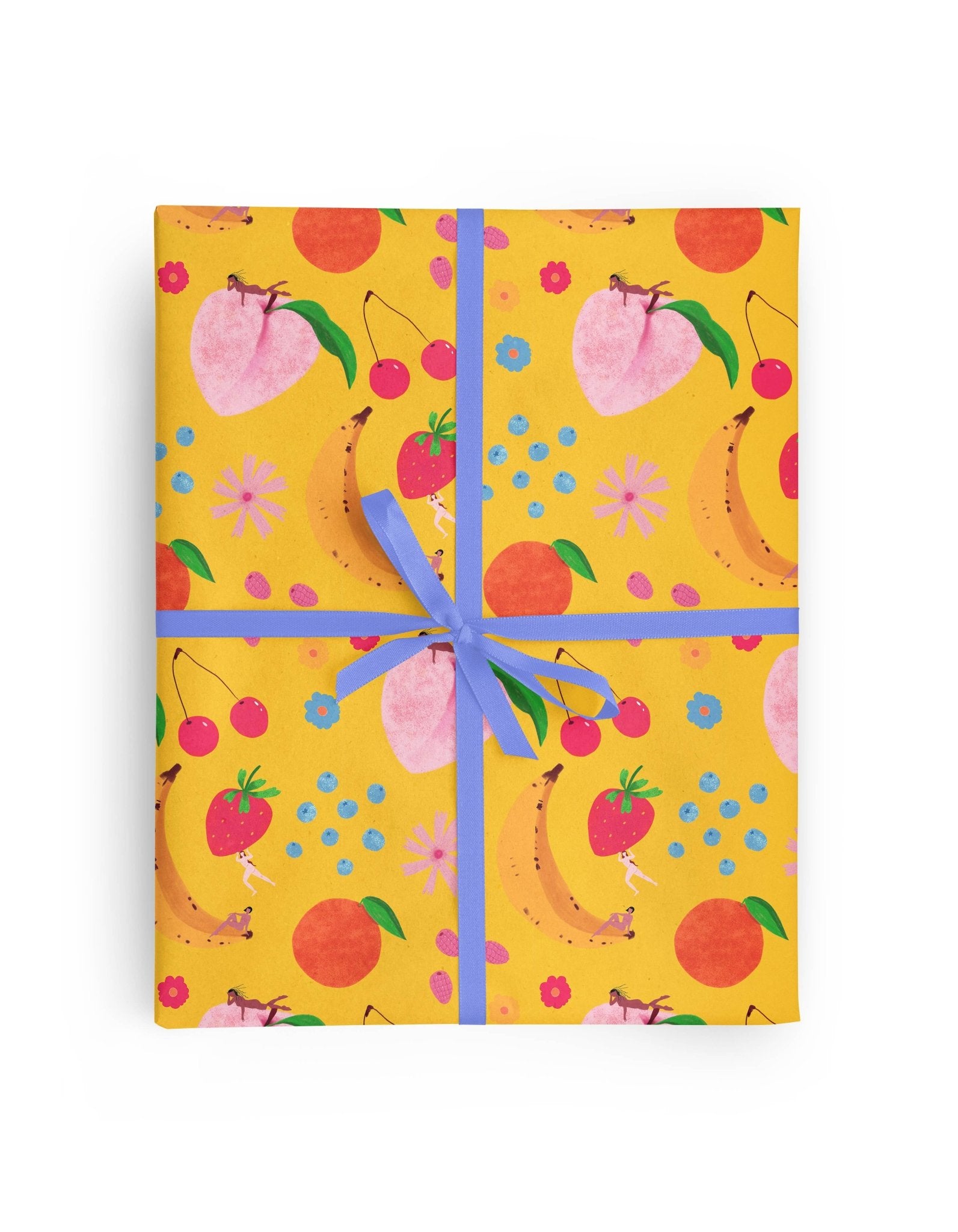 FRUITASTIC Wrapping Paper Sheets (Roll of 3) - bubblegum market