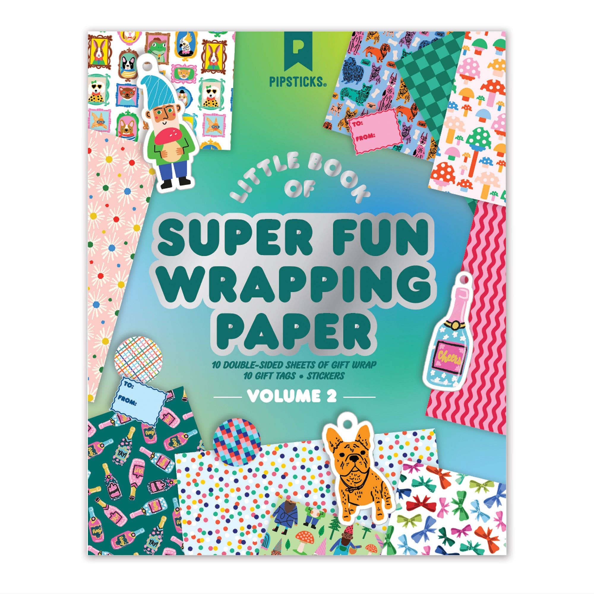 Fun & Festive Wrapping Paper Book - bubblegum market