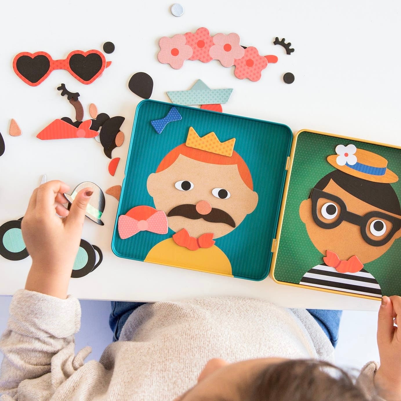Funny Faces Magnetic Play Set - bubblegum market