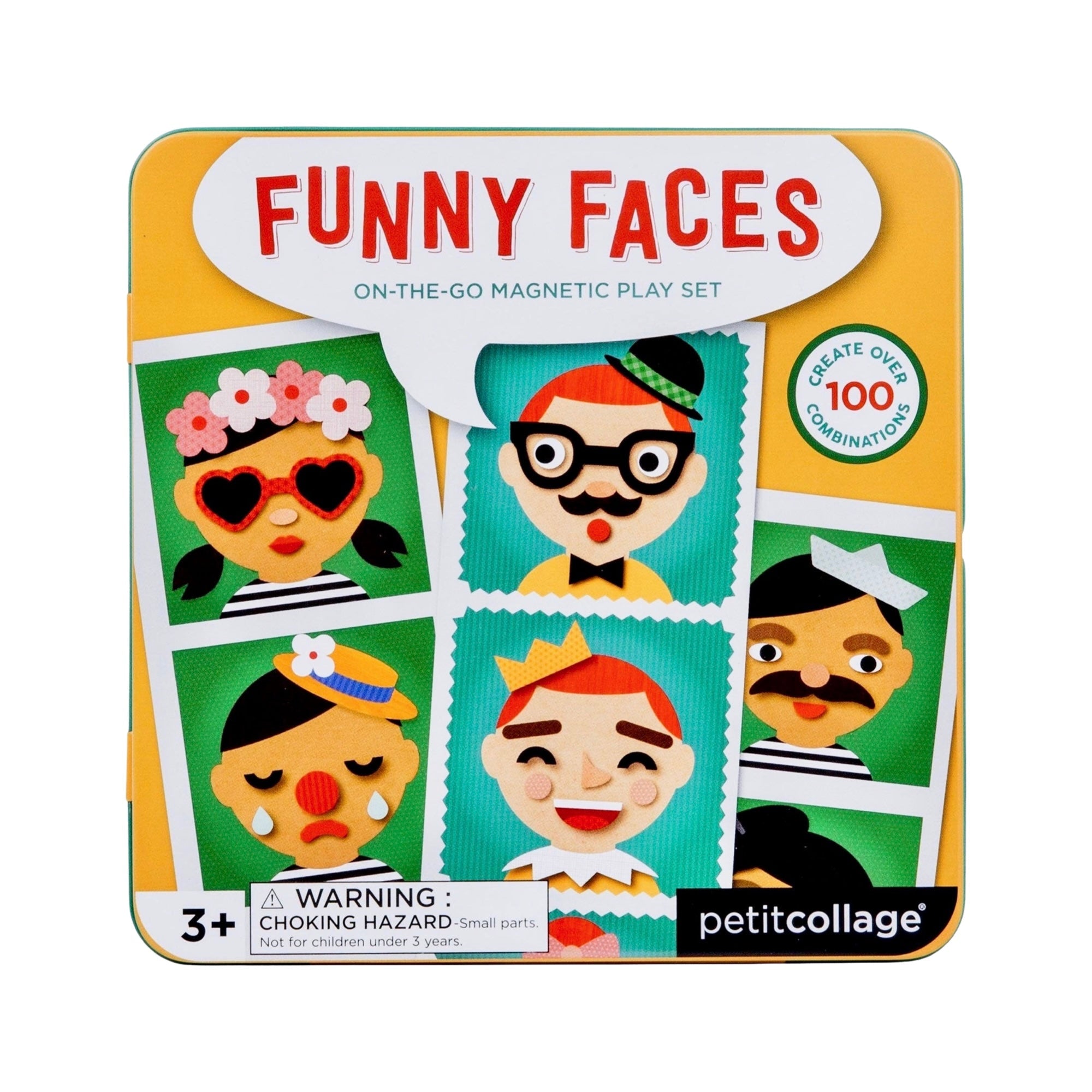 Funny Faces Magnetic Play Set - bubblegum market