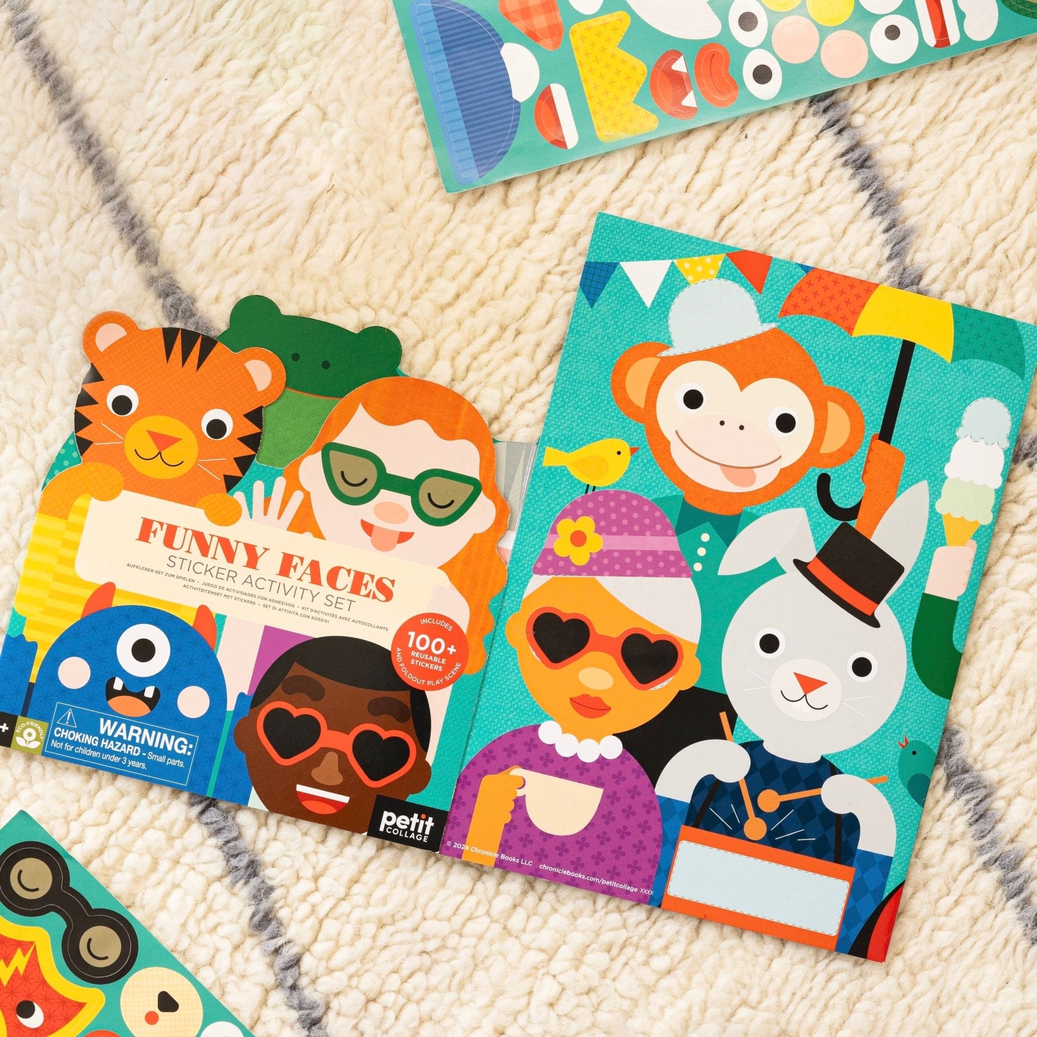 Funny Faces Sticker Activity Set - bubblegum market