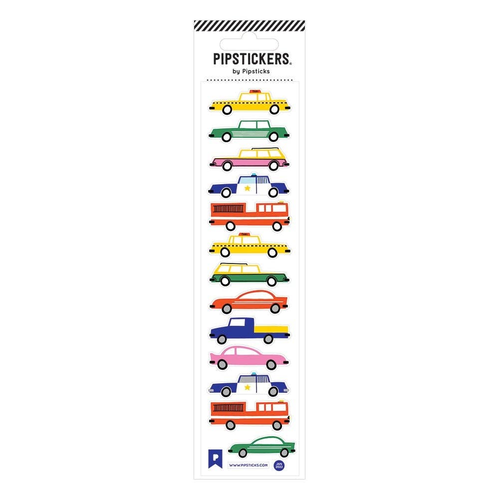 Fuzzy Vehicles Stickers - bubblegum market