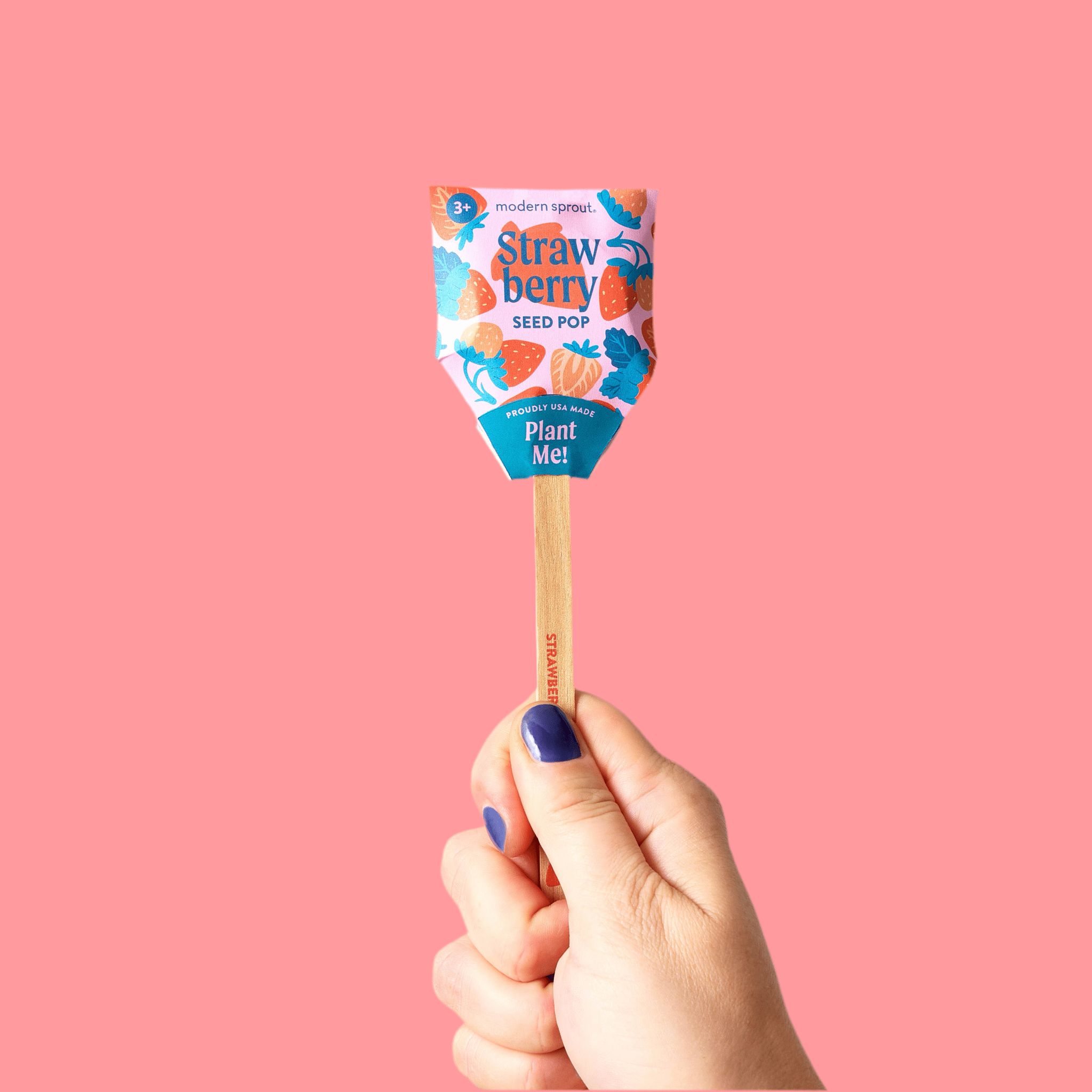 Garden Seed Pop: Strawberry - bubblegum market