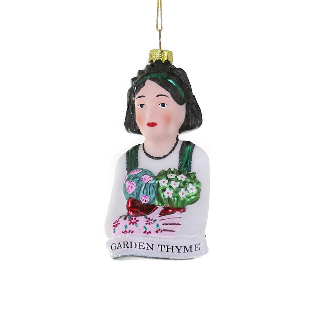 Garden Thyme Gardener Ornament 4" - bubblegum market