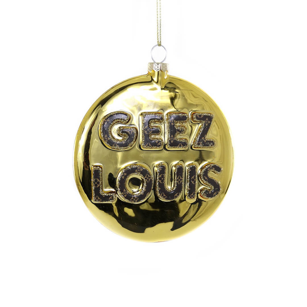 Geez Louis Ornament 3.5" - bubblegum market