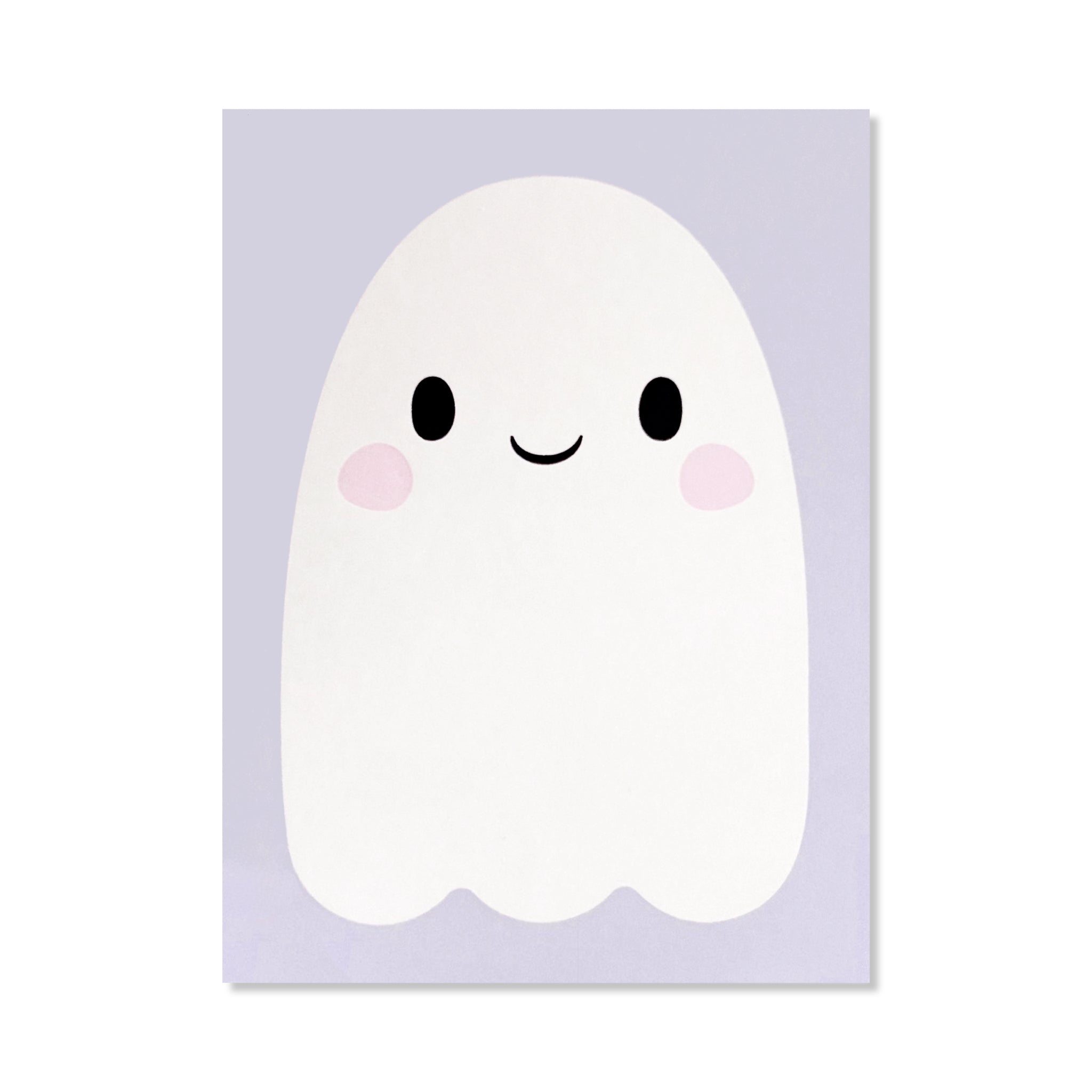 Ghost Halloween Greeting Card - bubblegum market