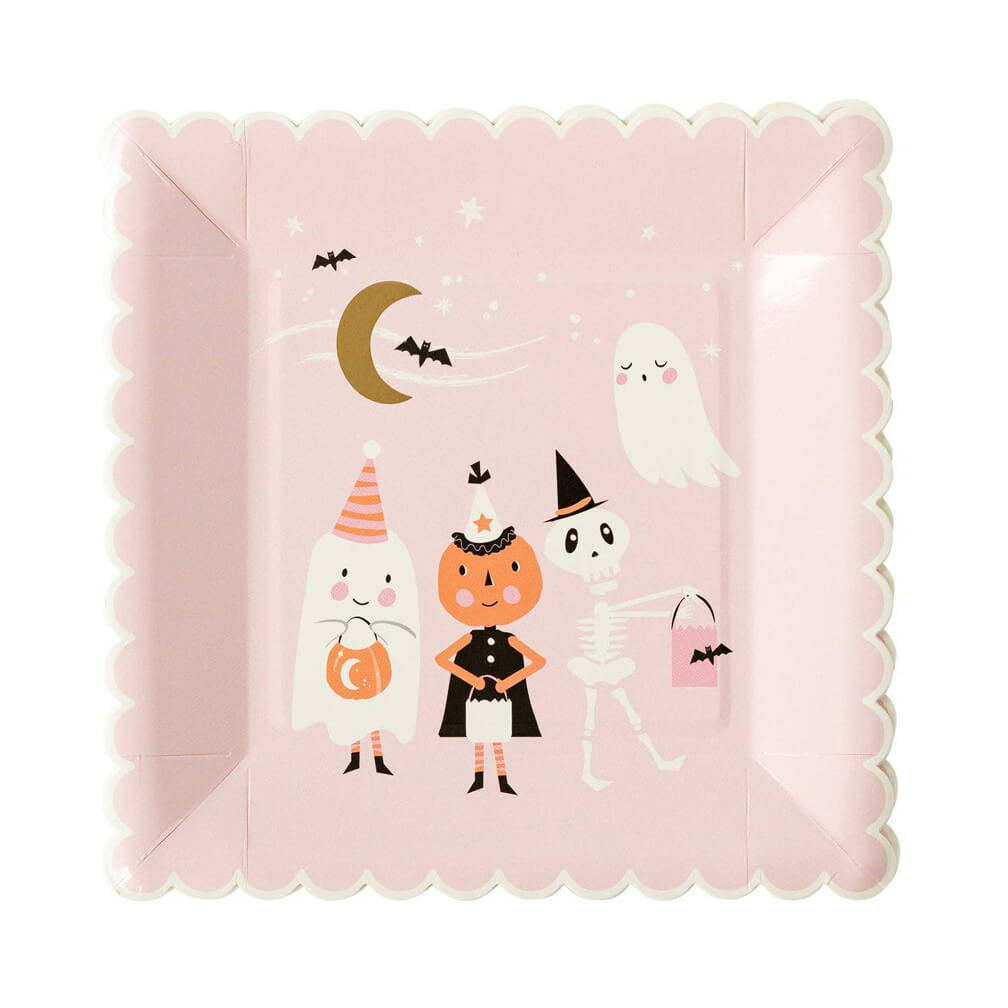 Ghoul Gang Scene Paper Plates 8" - bubblegum market