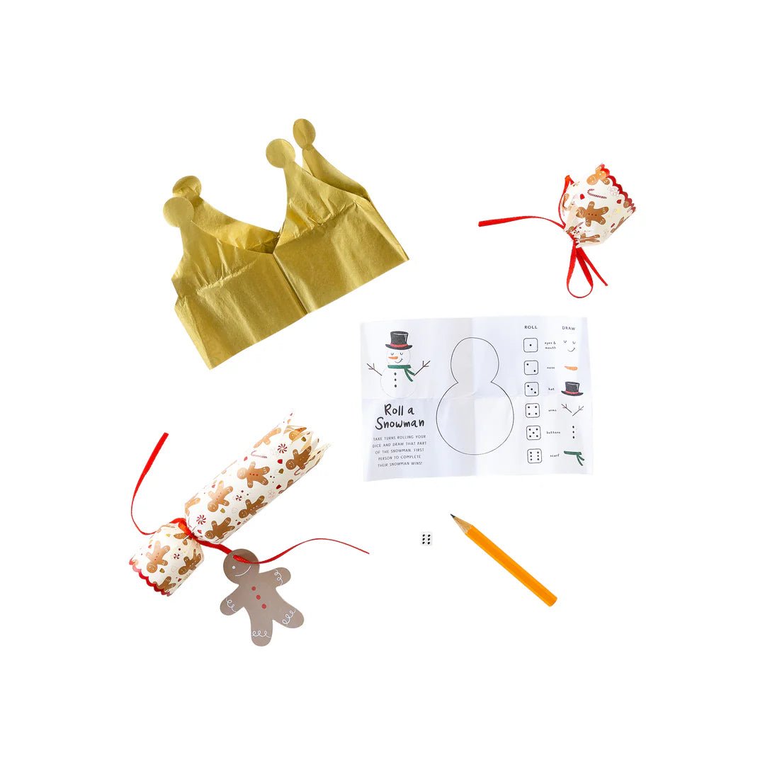 Gingerbread and Stripes Christmas Crackers - bubblegum market