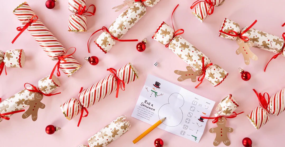 Gingerbread and Stripes Christmas Crackers - bubblegum market