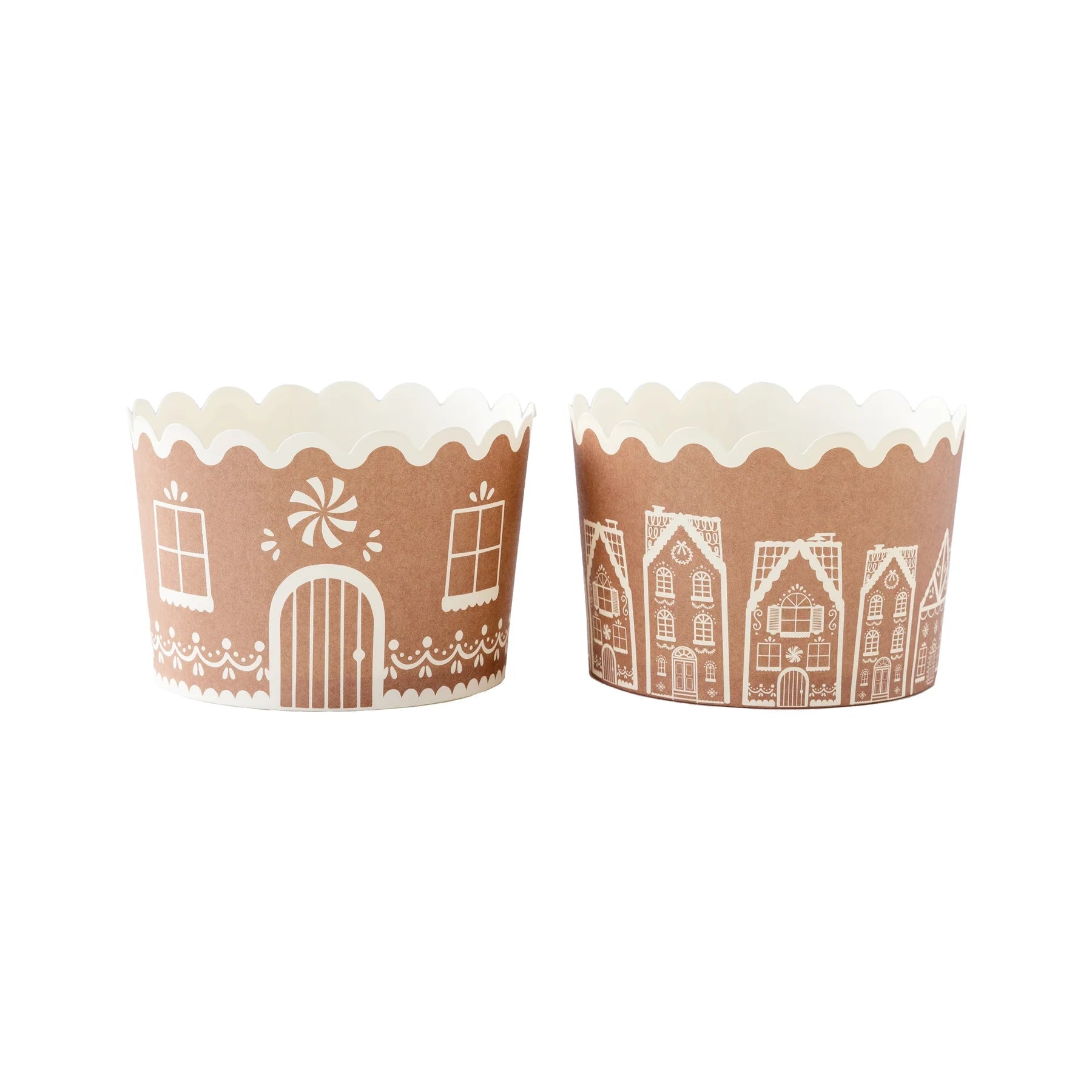 Gingerbread Jumbo Holiday Food Cups - bubblegum market