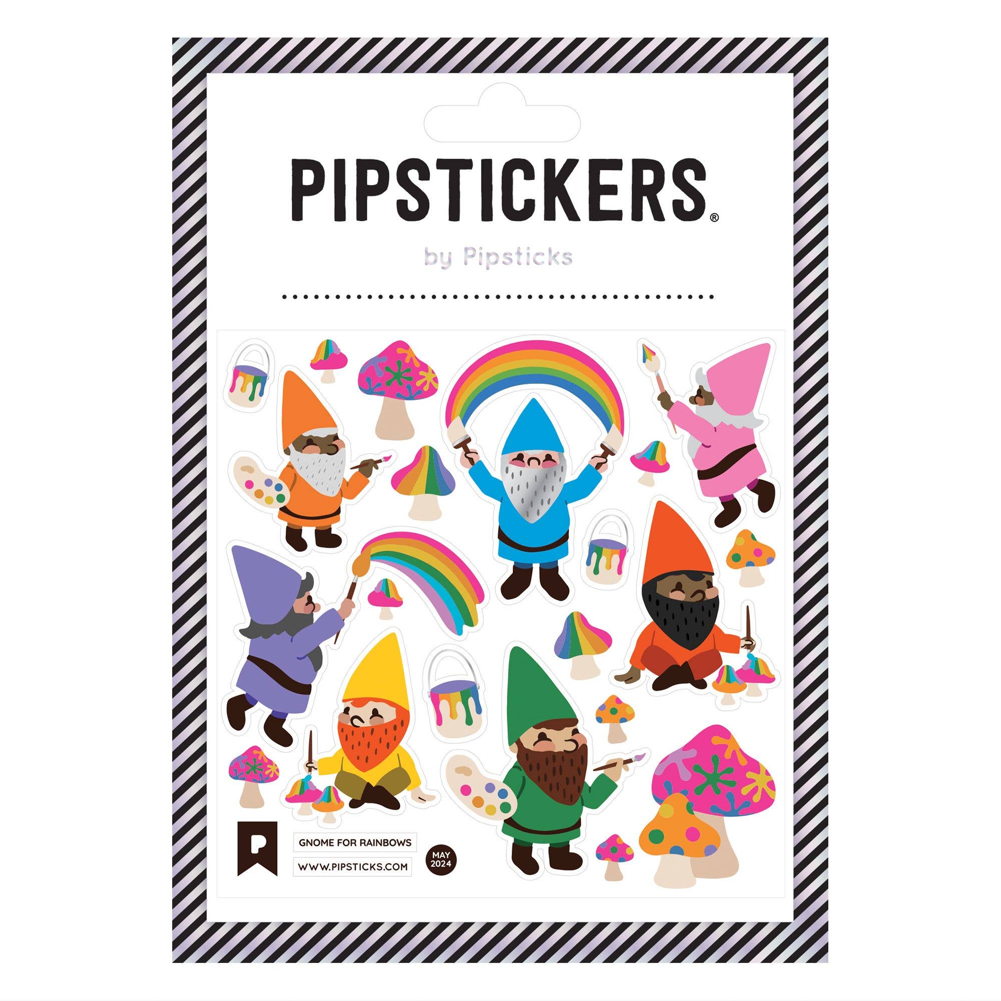 Gnome For Rainbows Stickers - bubblegum market