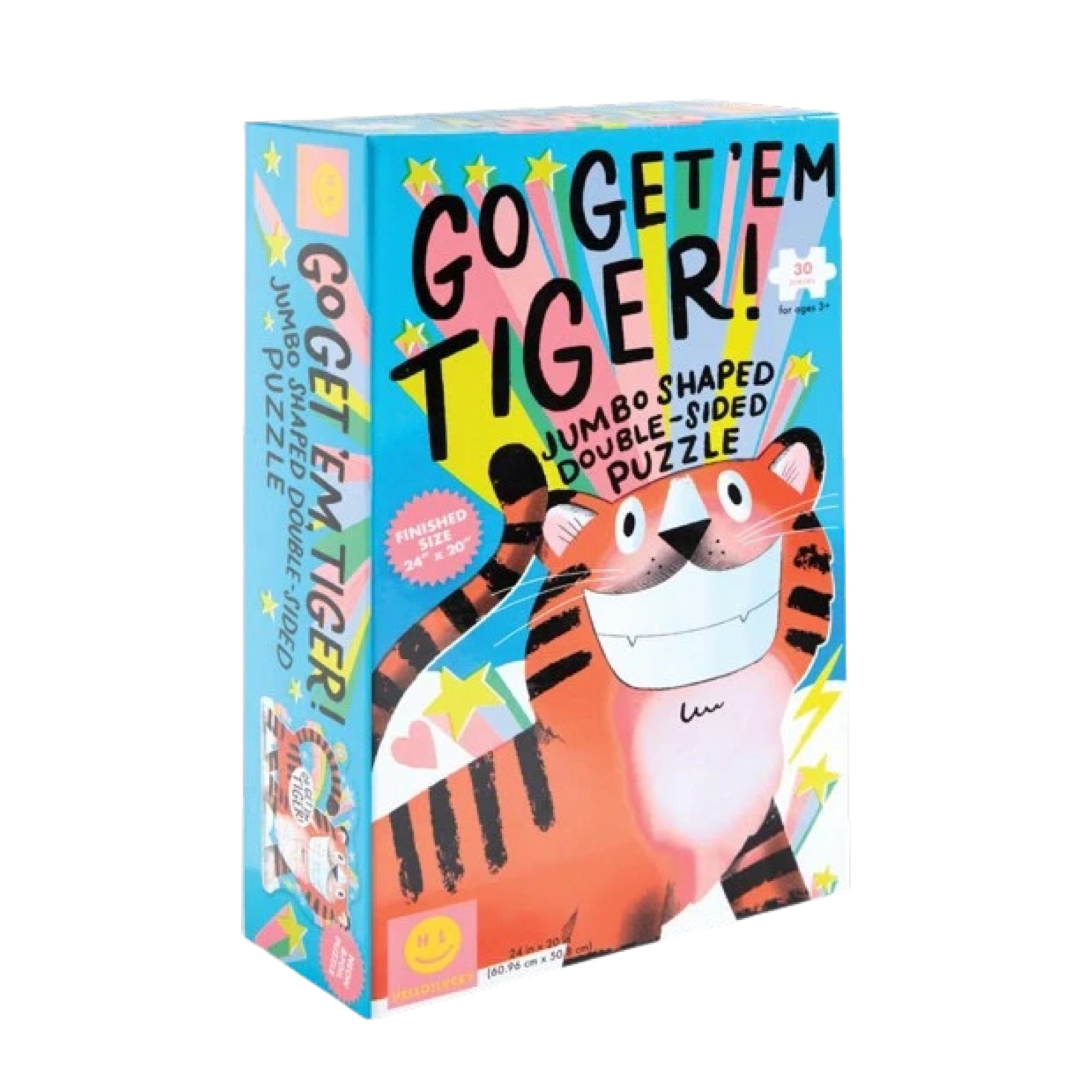GO GET 'EM TIGER Double - Sided Puzzle - bubblegum market
