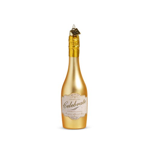 Gold Champagne Ornament 5.75" - bubblegum market