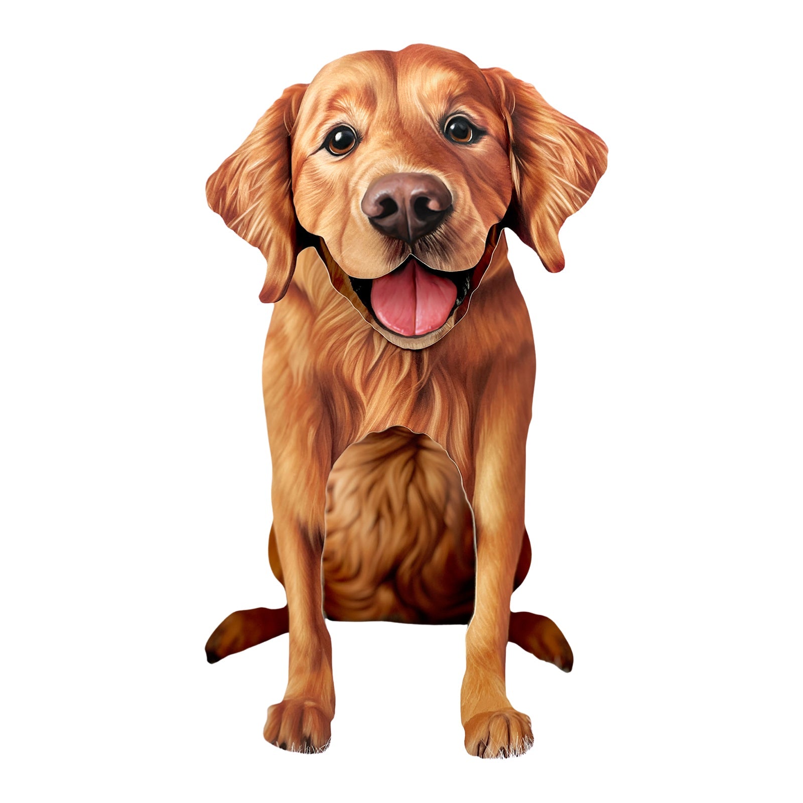 Golden Retriever Pop - Up Pet Card - bubblegum market