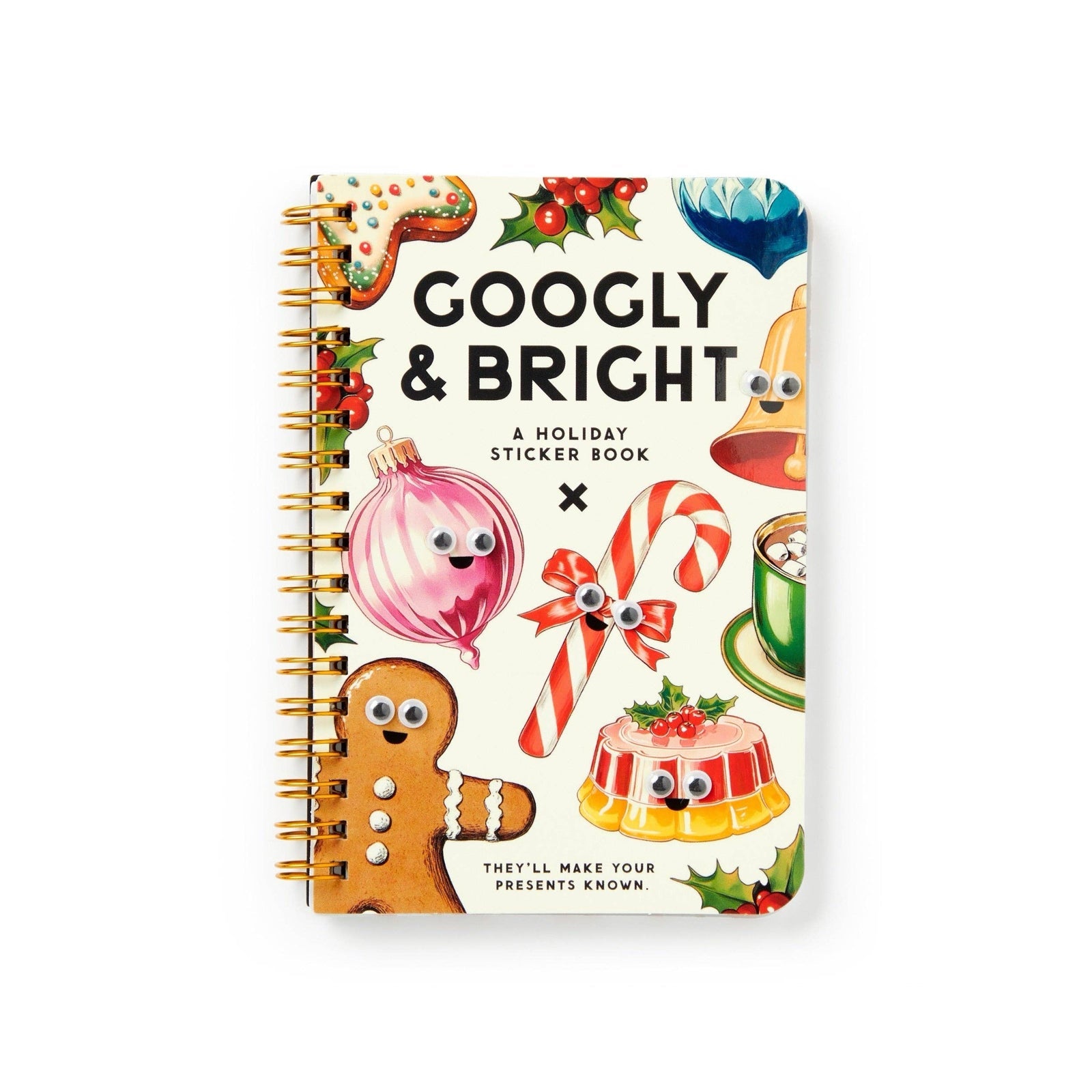 Googly & Bright Holiday Sticker Bookh - bubblegum market
