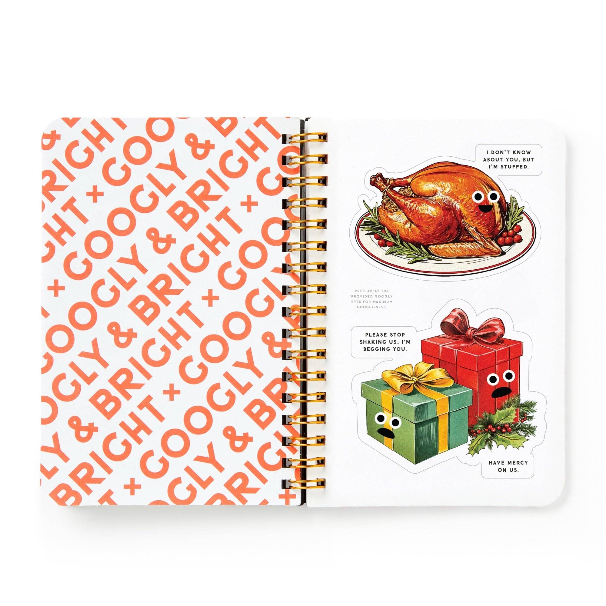 Googly & Bright Holiday Sticker Bookh - bubblegum market