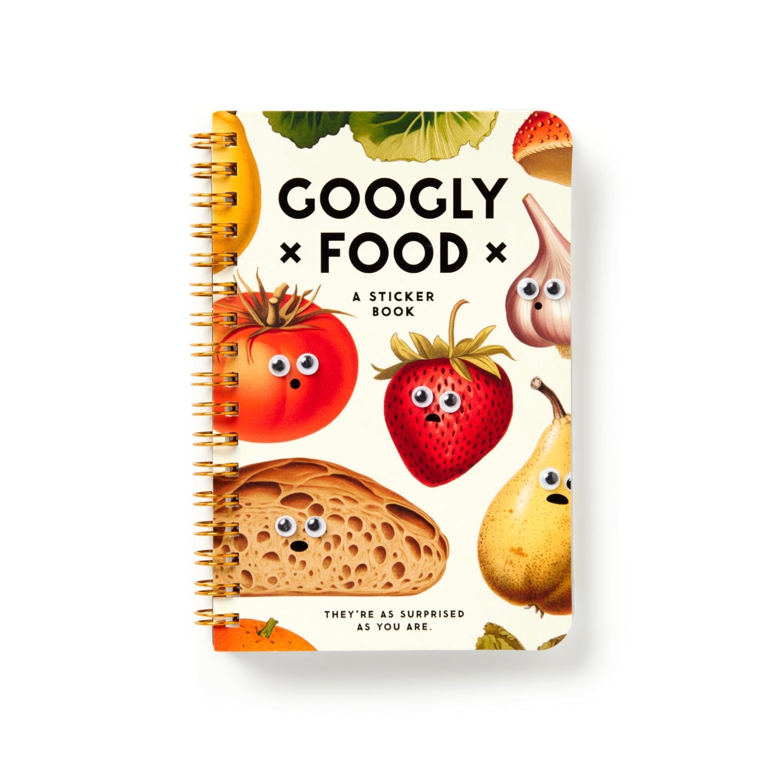 Googly Eyes Food Sticker Book - bubblegum market