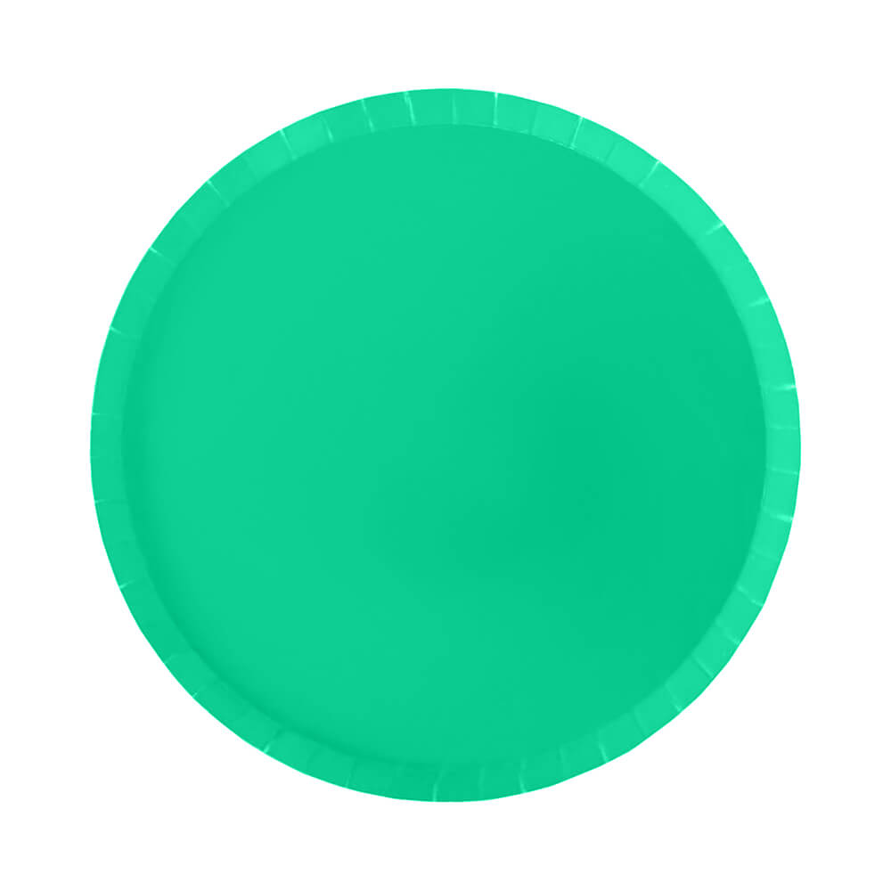 Grass Green Dessert Plates 8" - bubblegum market