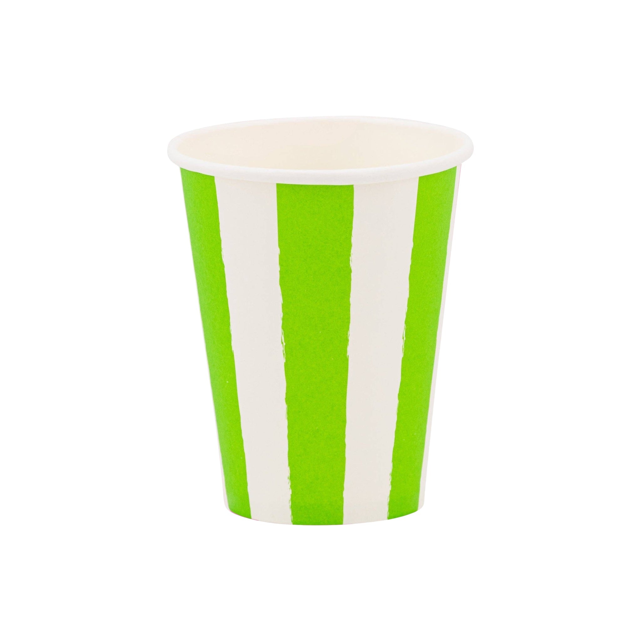 Green Stripe Party Cups - bubblegum market