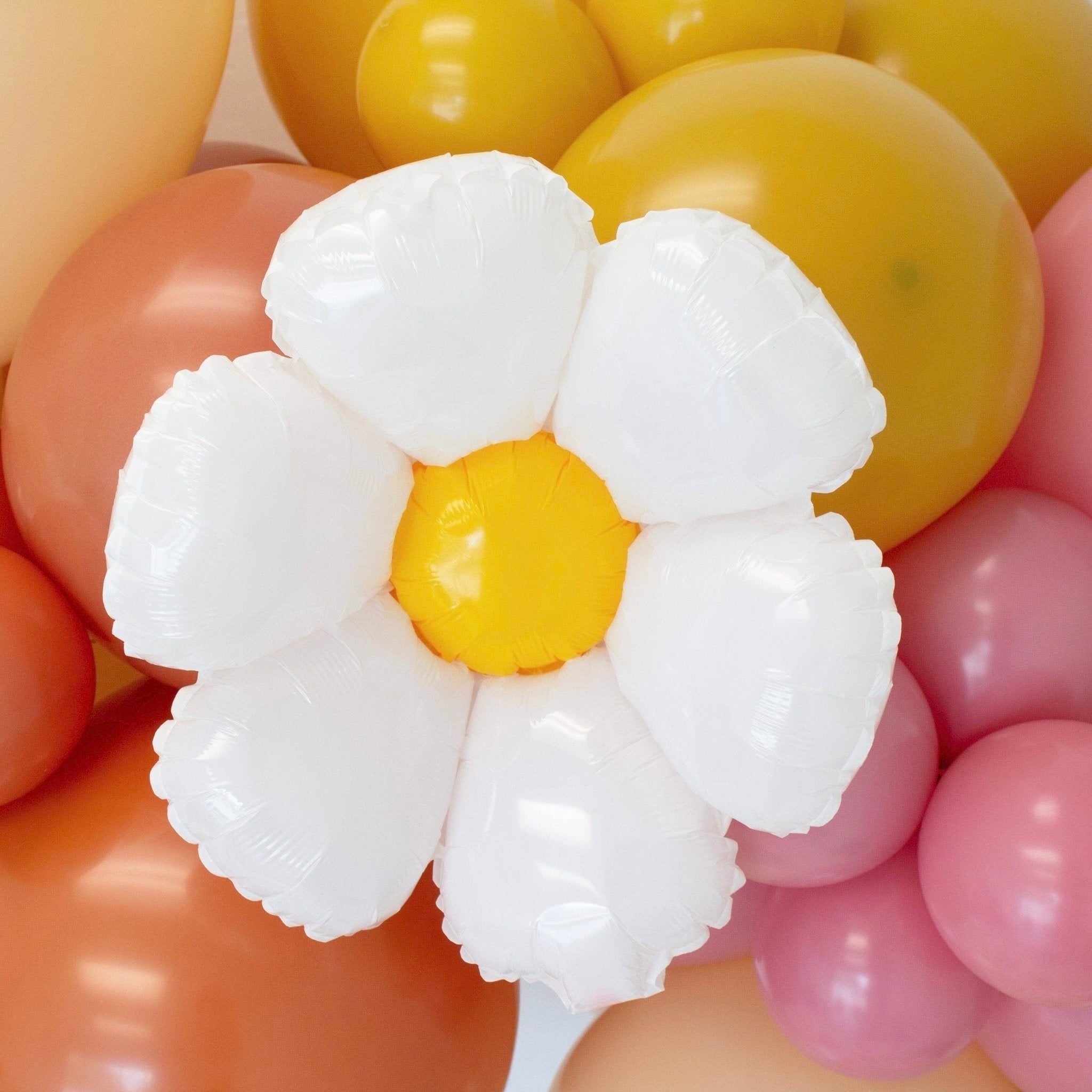 Groovy Daisy Flower Balloon 18" - bubblegum market