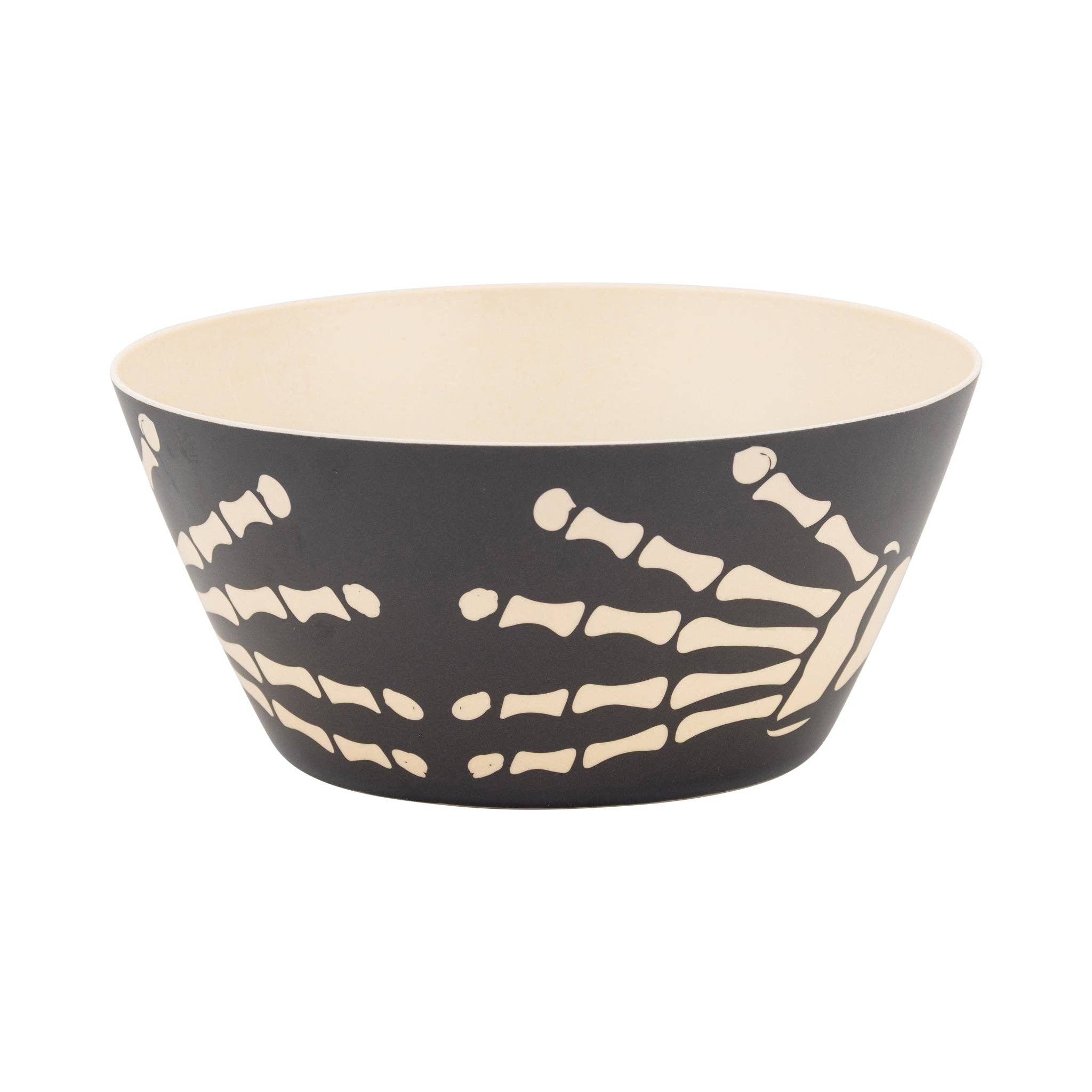 Halloween Skeleton Bamboo Serving Bowl - bubblegum market