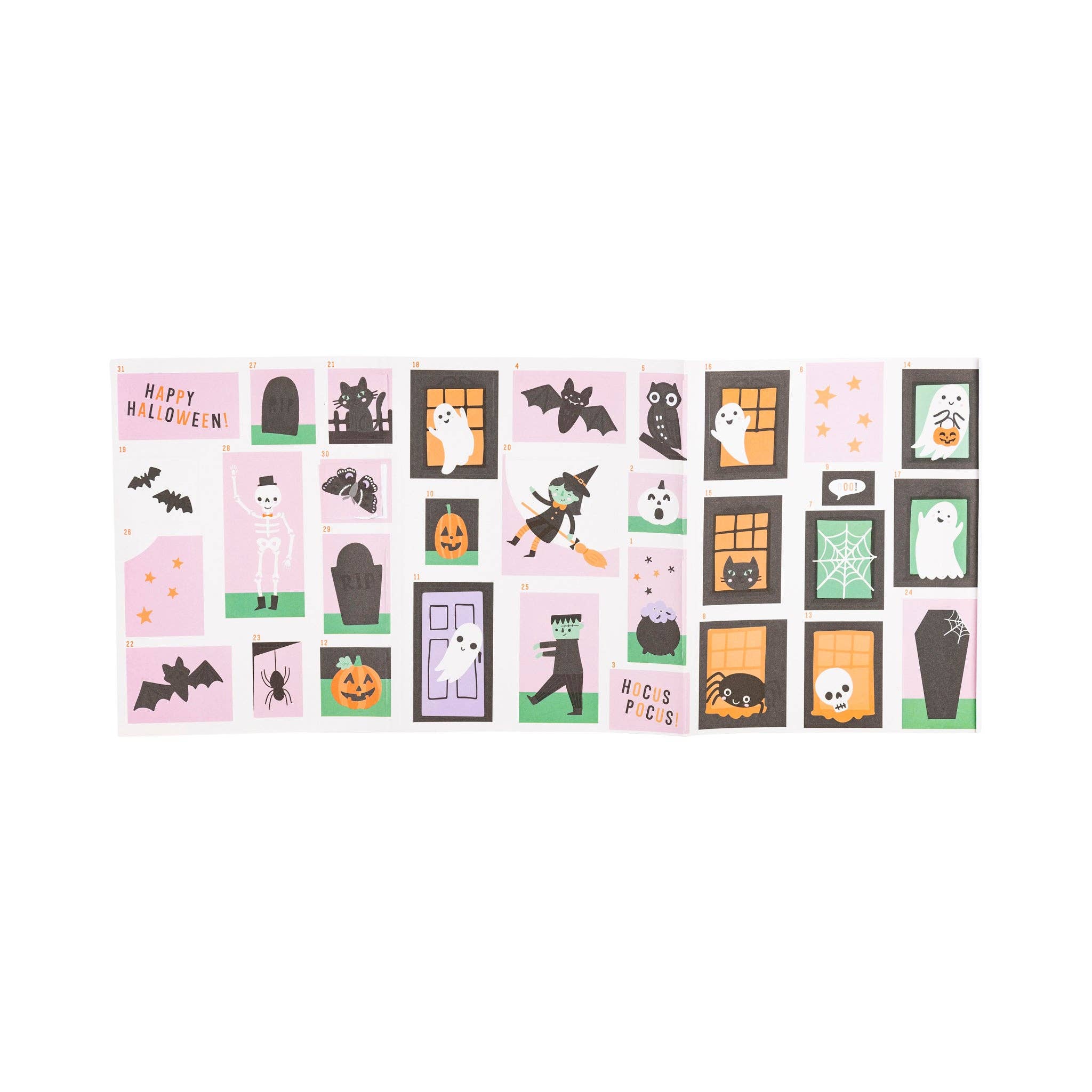 Halloween Sticker Advent Countdown - bubblegum market