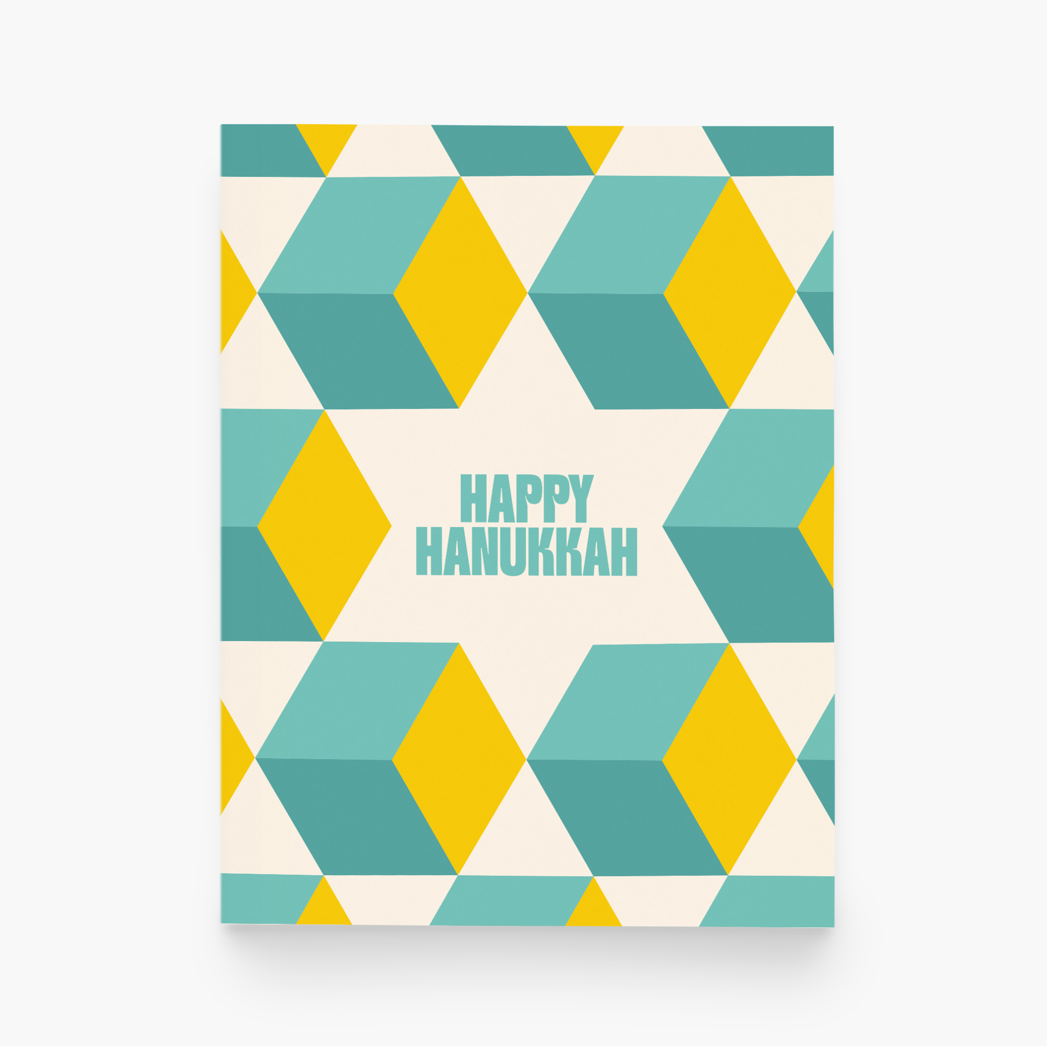 Hanukkah Star Holiday Greeting Card - bubblegum market