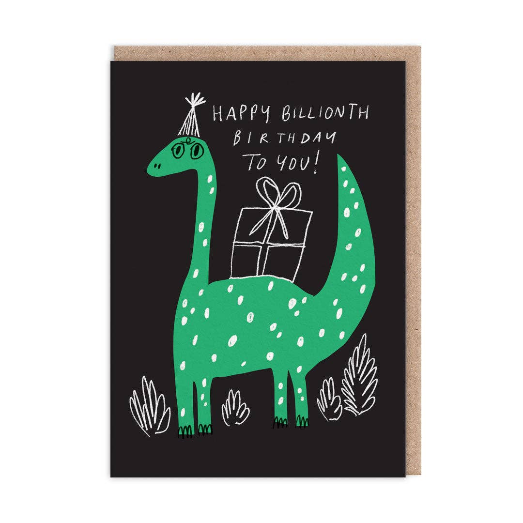 Happy Billionth Birthday Card - bubblegum market