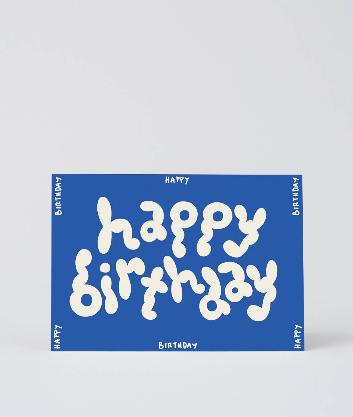 'Happy Birthday' Embossed Greeting Card - bubblegum market