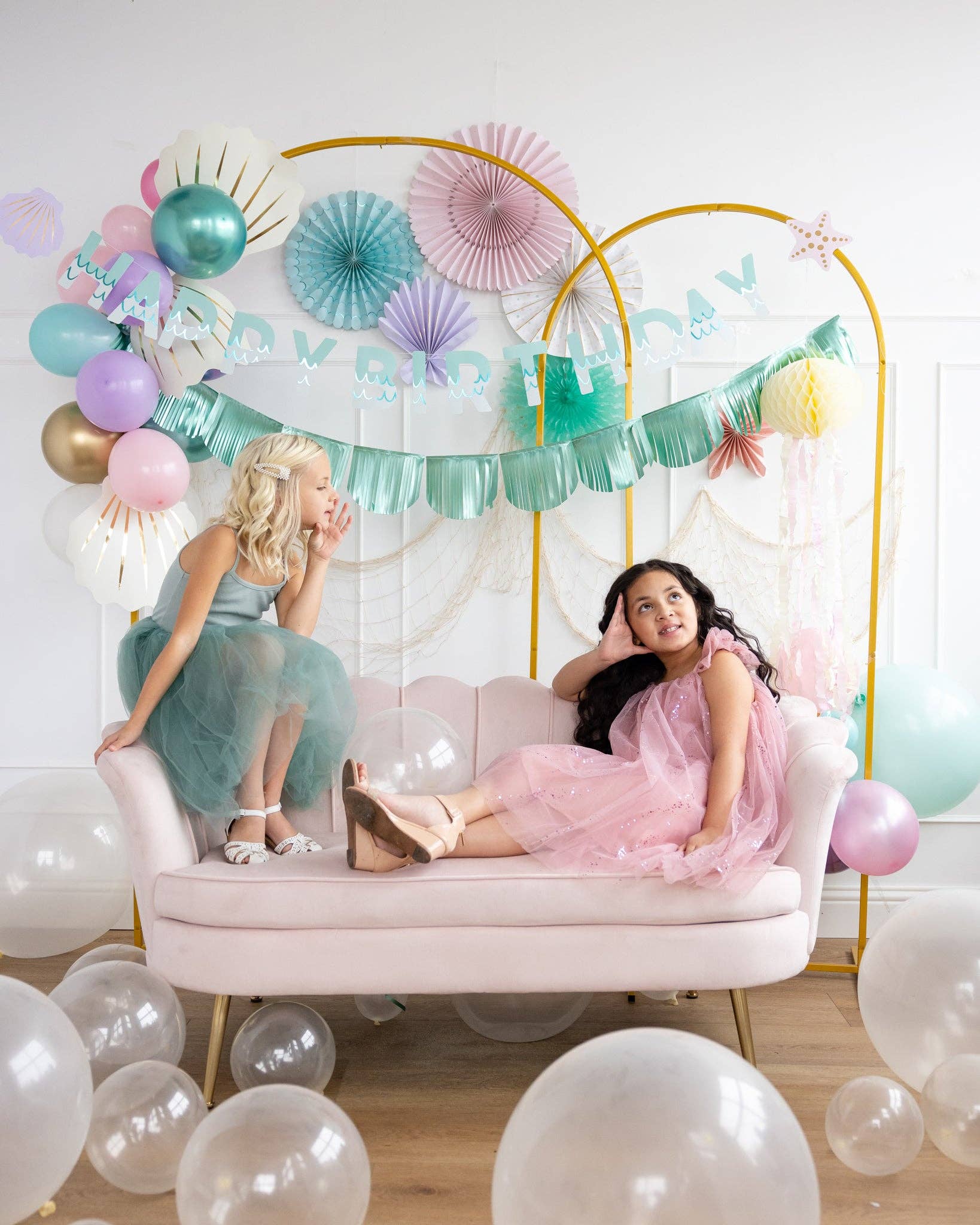 Happy Birthday Ocean Banner Set - bubblegum market