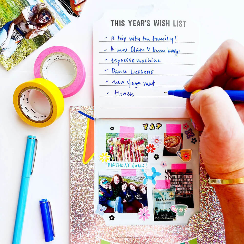 Happy Birthday Sticker Countdown Wall Calendar - bubblegum market