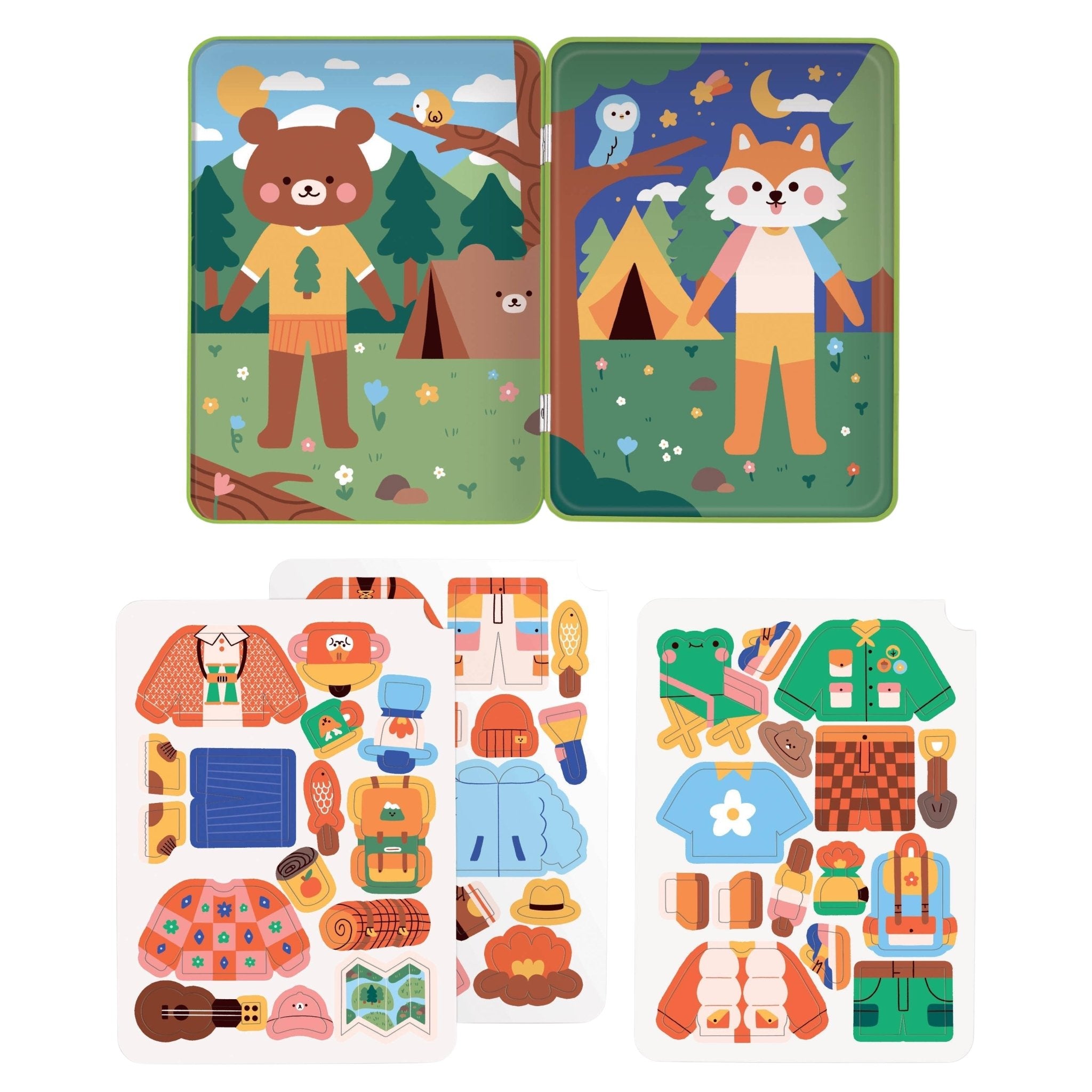 Happy Camper Magnetic Play Set - bubblegum market