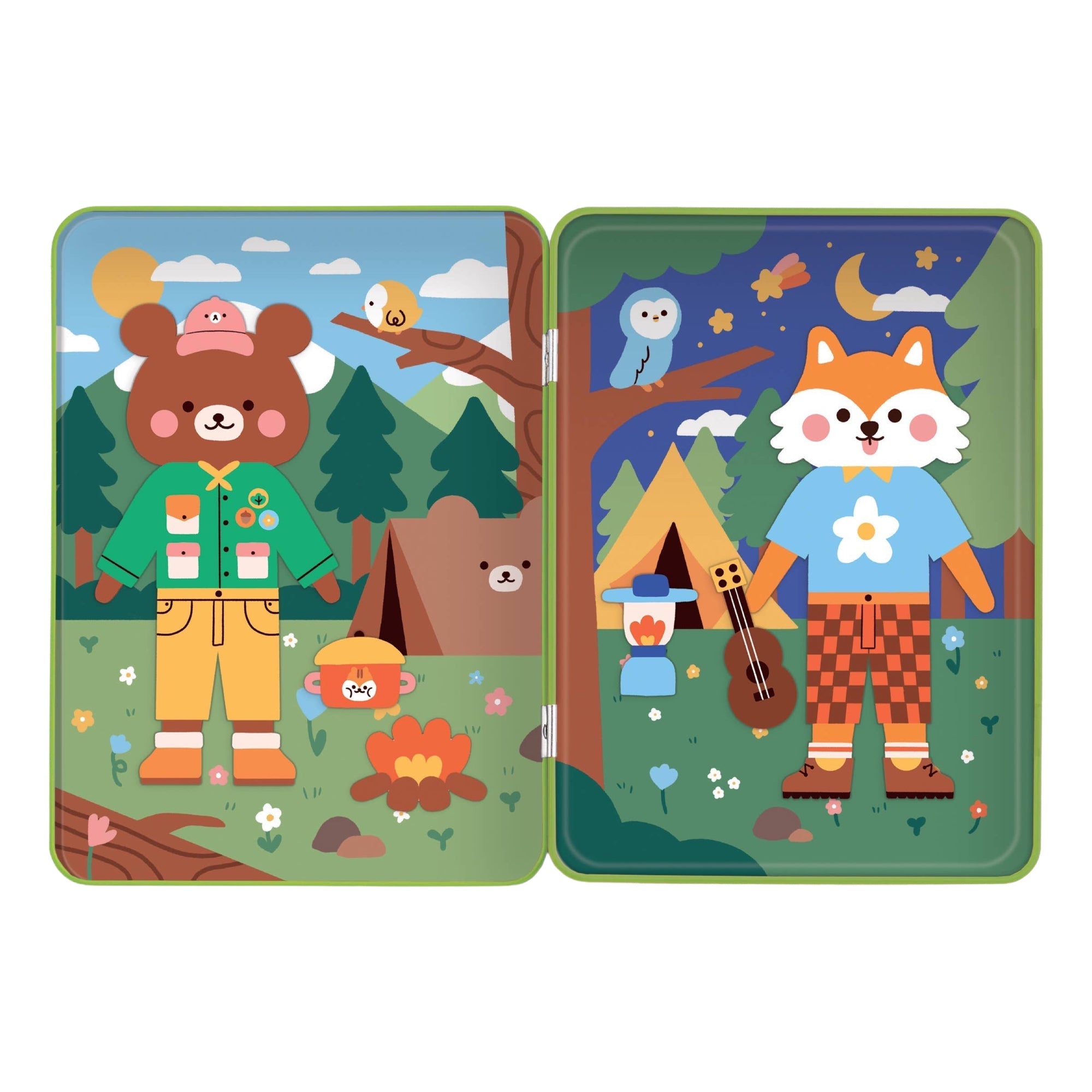 Happy Camper Magnetic Play Set - bubblegum market