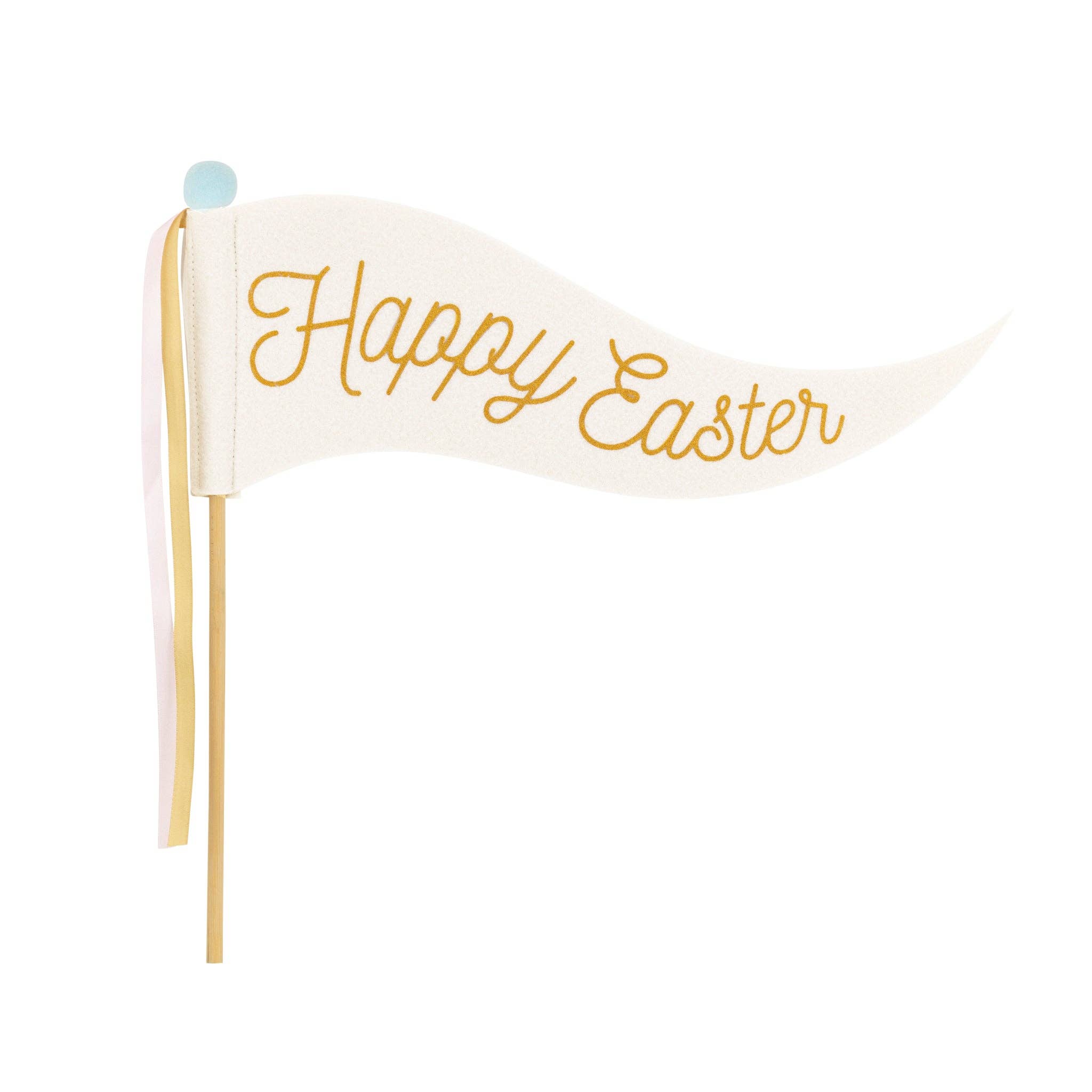 Happy Easter Felt Pennant - bubblegum market