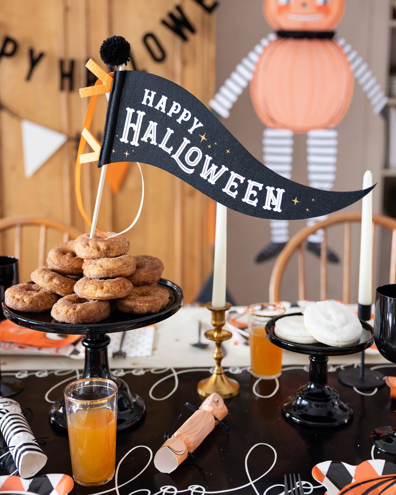 Happy Halloween Felt Pennant - bubblegum market