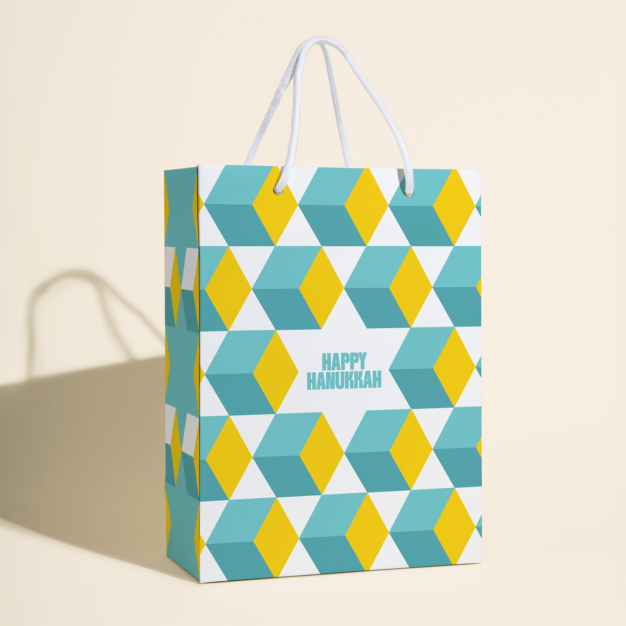 Happy Hanukkah Holiday Gift Bag - bubblegum market