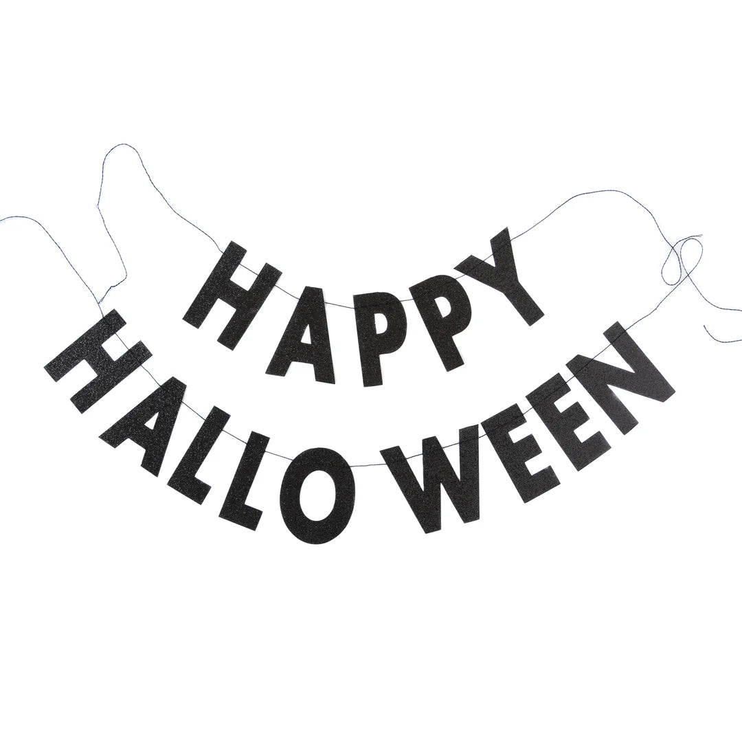 Happy Haunting Happy Halloween Banner - bubblegum market