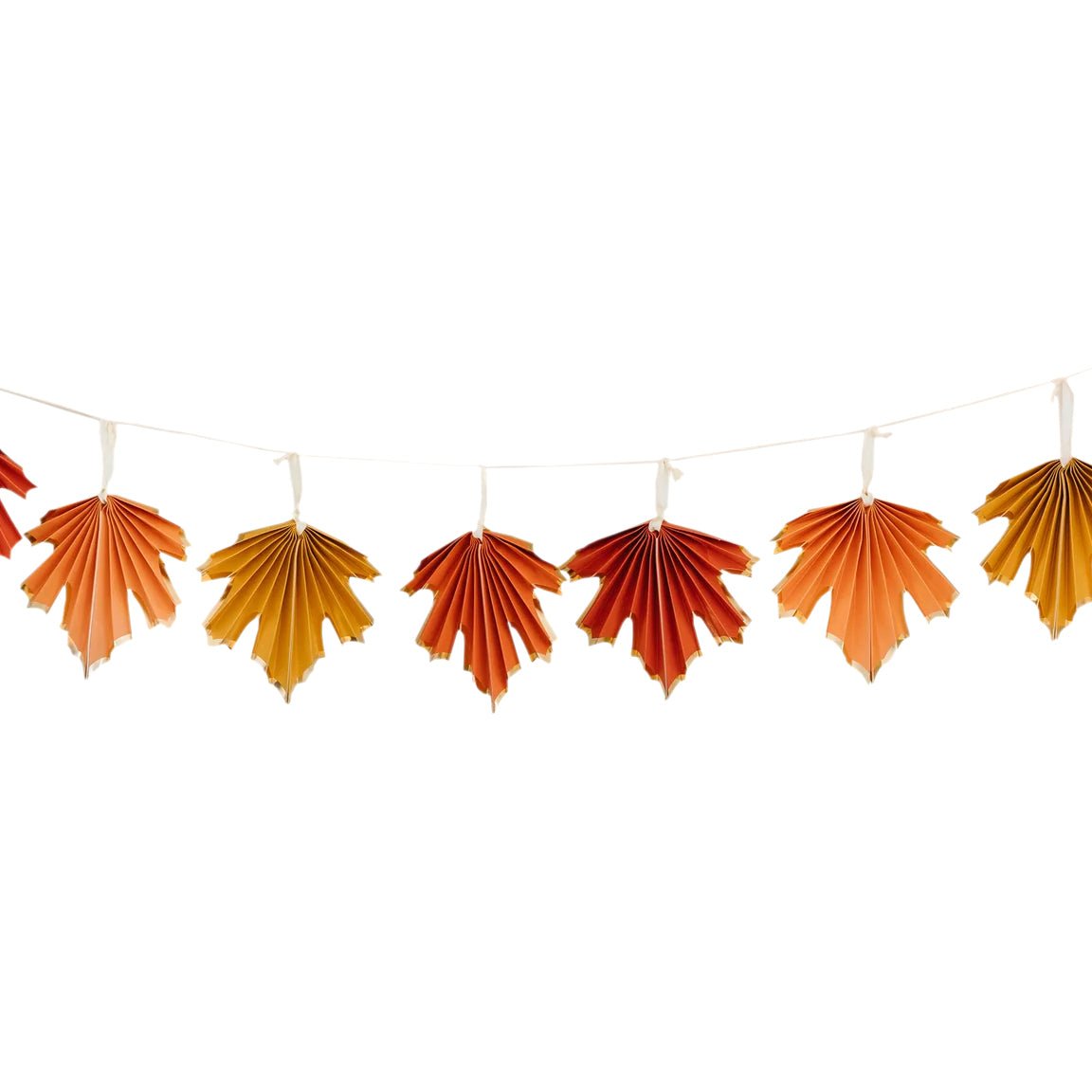 Harvest / Thanksgiving Leaf Fan Banner - bubblegum market