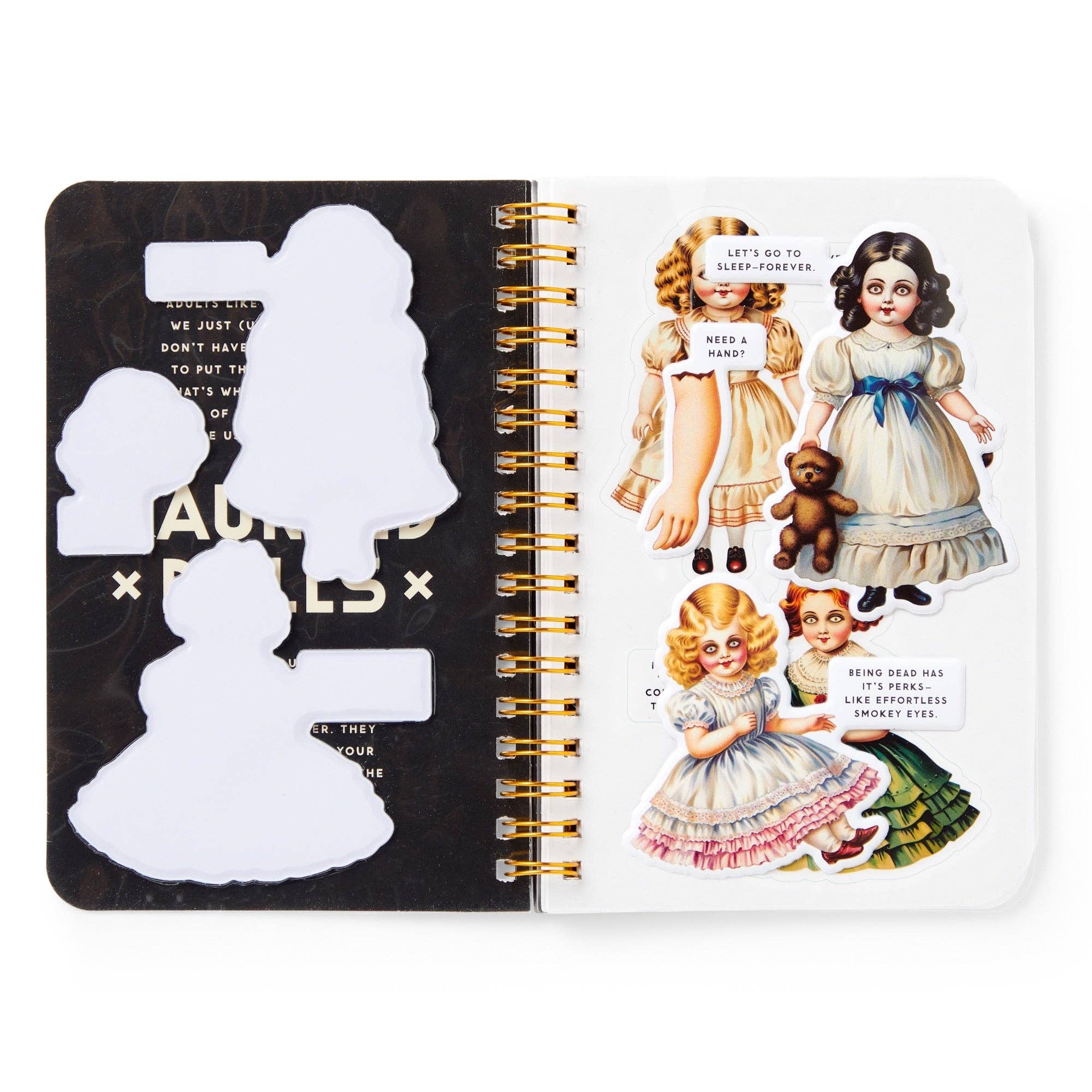Haunted Dolls Sticker Book - bubblegum market