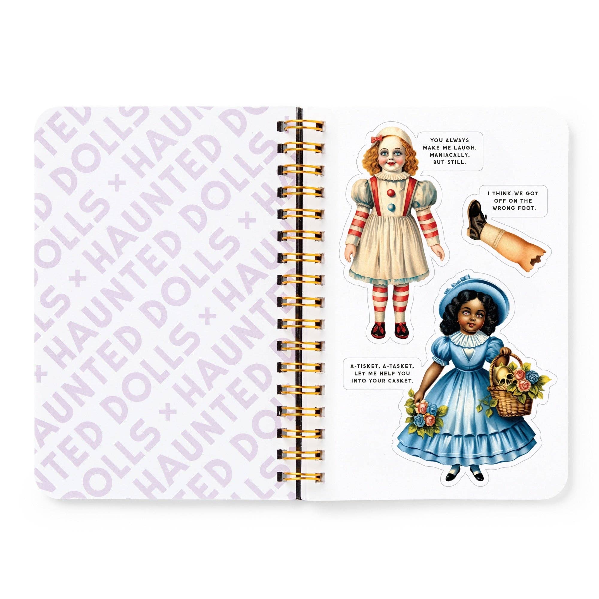 Haunted Dolls Sticker Book - bubblegum market
