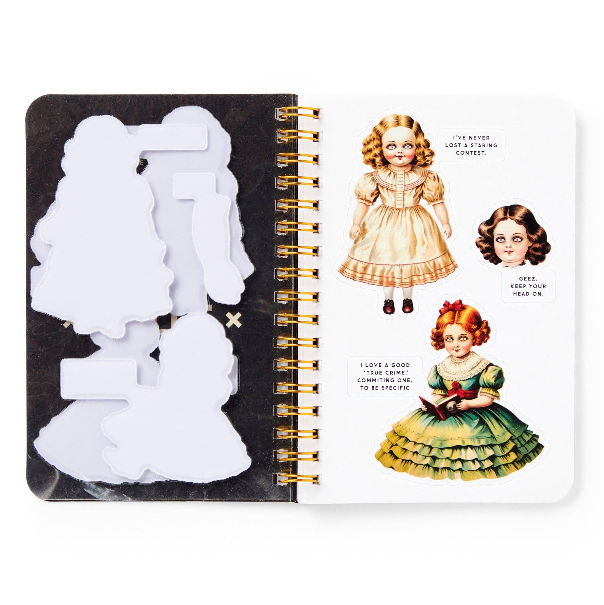 Haunted Dolls Sticker Book - bubblegum market