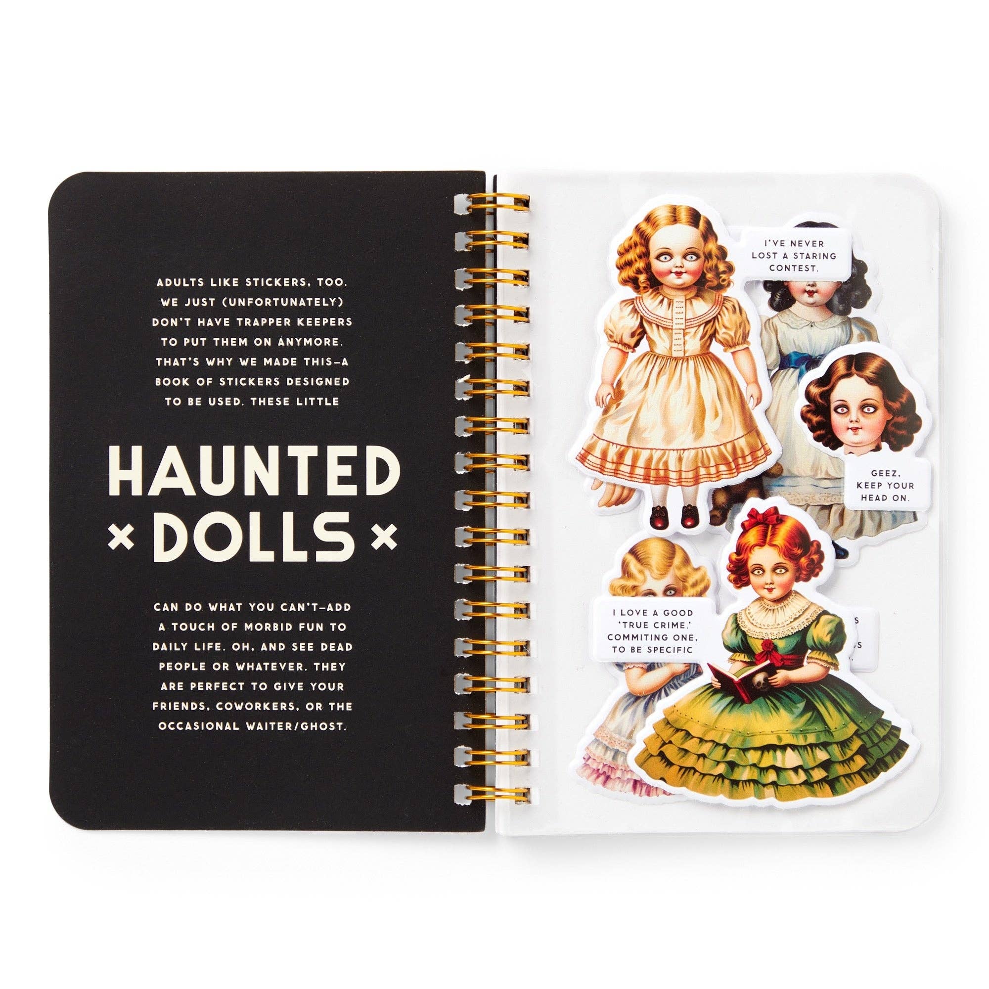 Haunted Dolls Sticker Book - bubblegum market