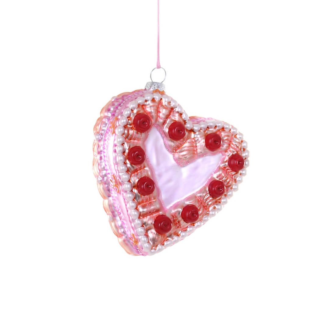 Heart Cake Ornament 4.5" - bubblegum market